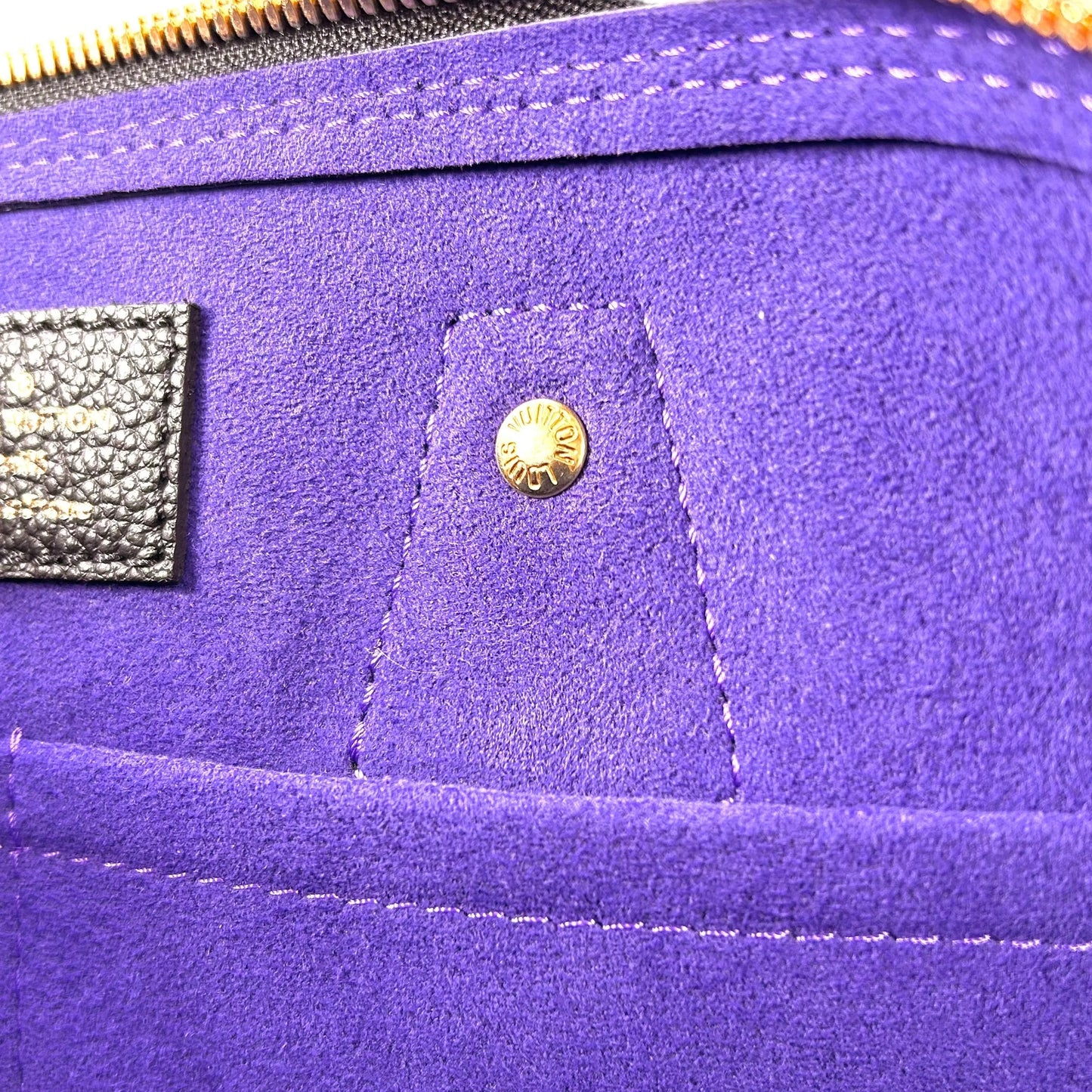 Louis Vuitton Neo Alma PM Monogram Empreinte Hand Bag - Black × Purple