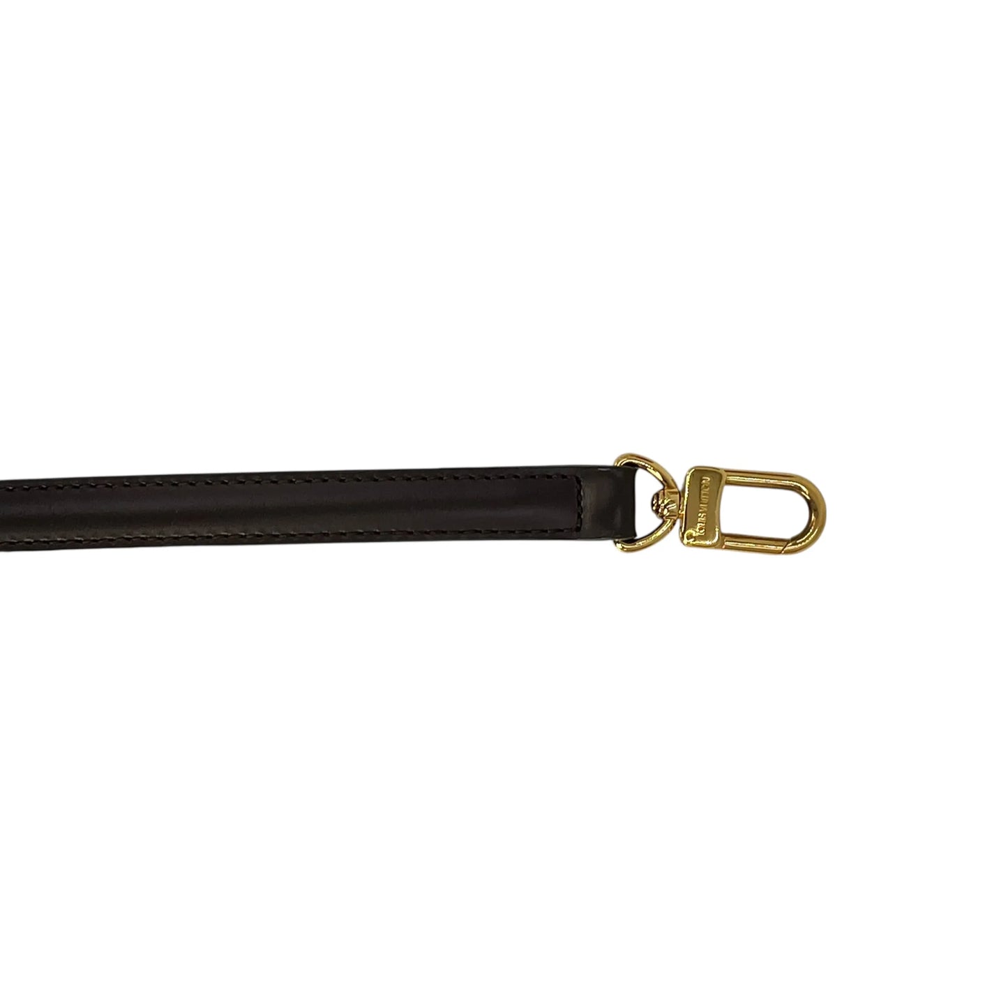 LOUIS VUITTON Leather Shoulder Strap - Darkbrown - 34941