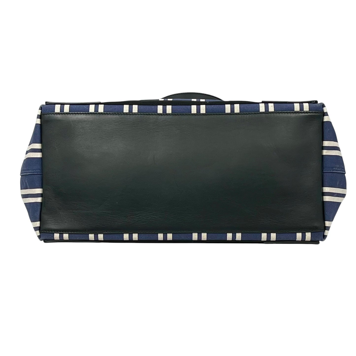 BALENCIAGA Stripe Navy Cabas