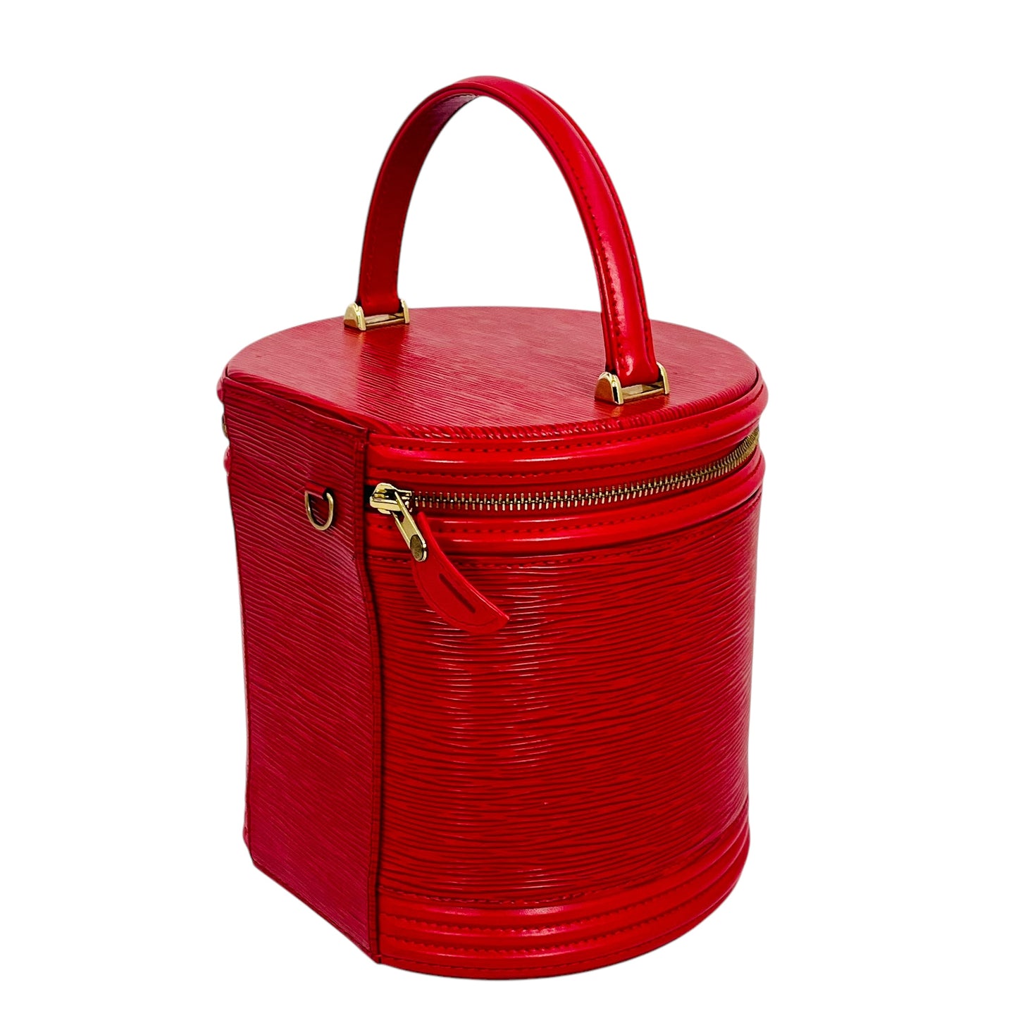 Louis Vuitton Epi Cannes Vanity Hand Bag - Red