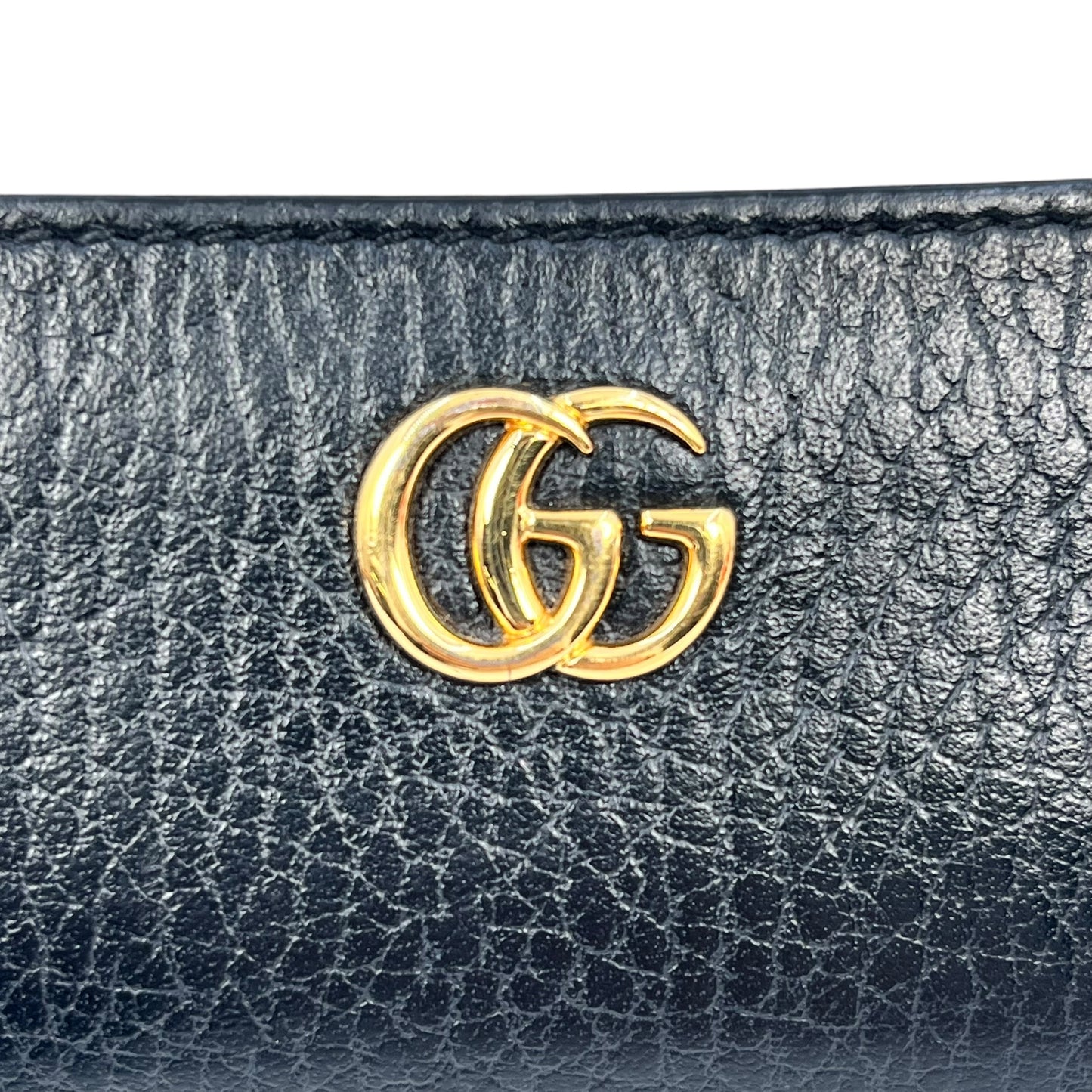 GUCCI GGsupreme×Leather Compact wallet