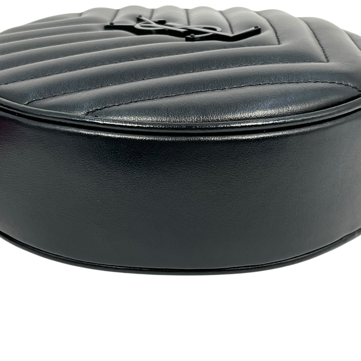 Saint Laurent Vinyle Mini Chain Shoulder Bag - Black
