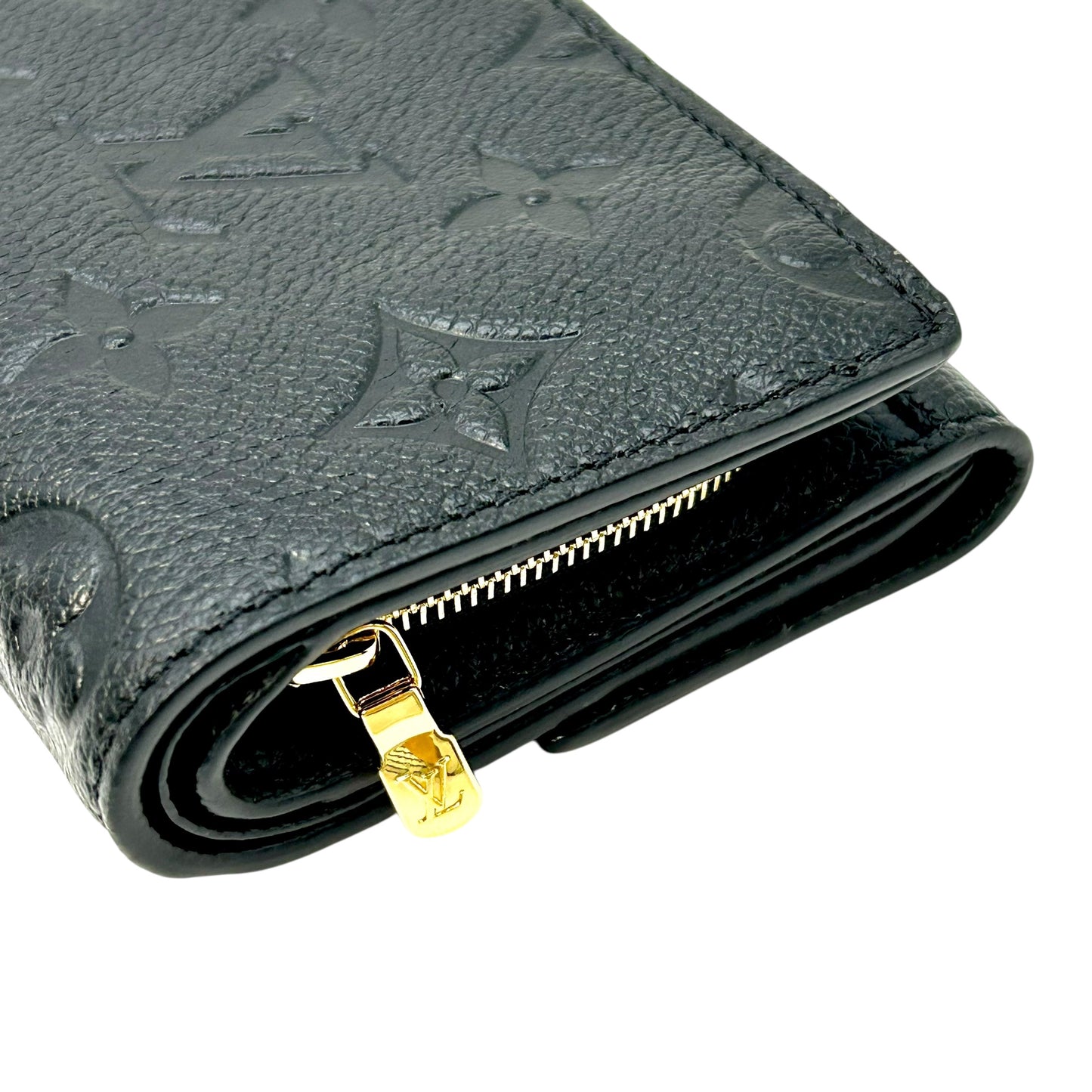 Louis Vuitton Monogram Empreinte Portefeuille Metis Conpact Wallet - Noir