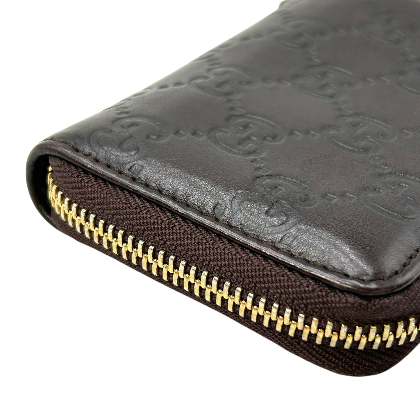 GUCCI Guccissima Coin Purse Wallet - Darkbrown