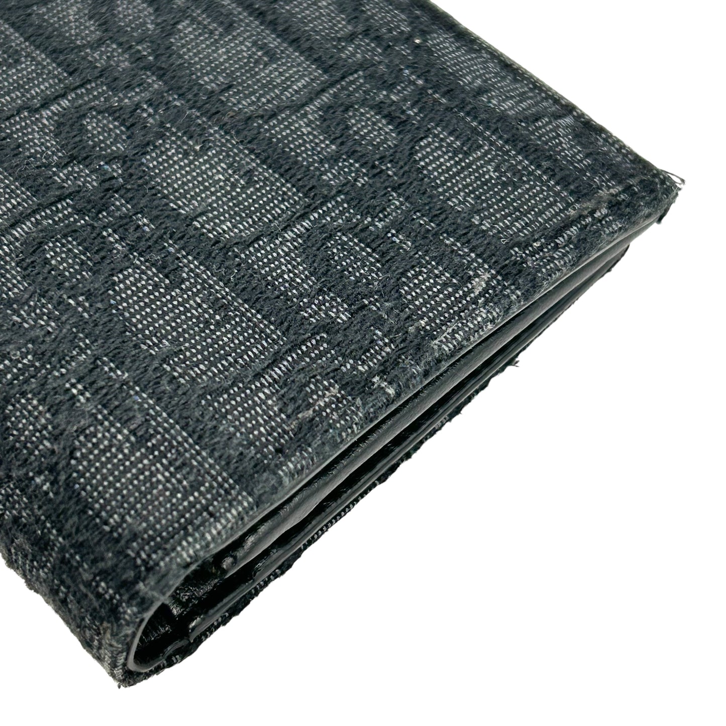 Dior Oblique Vertical Long Wallet - Black