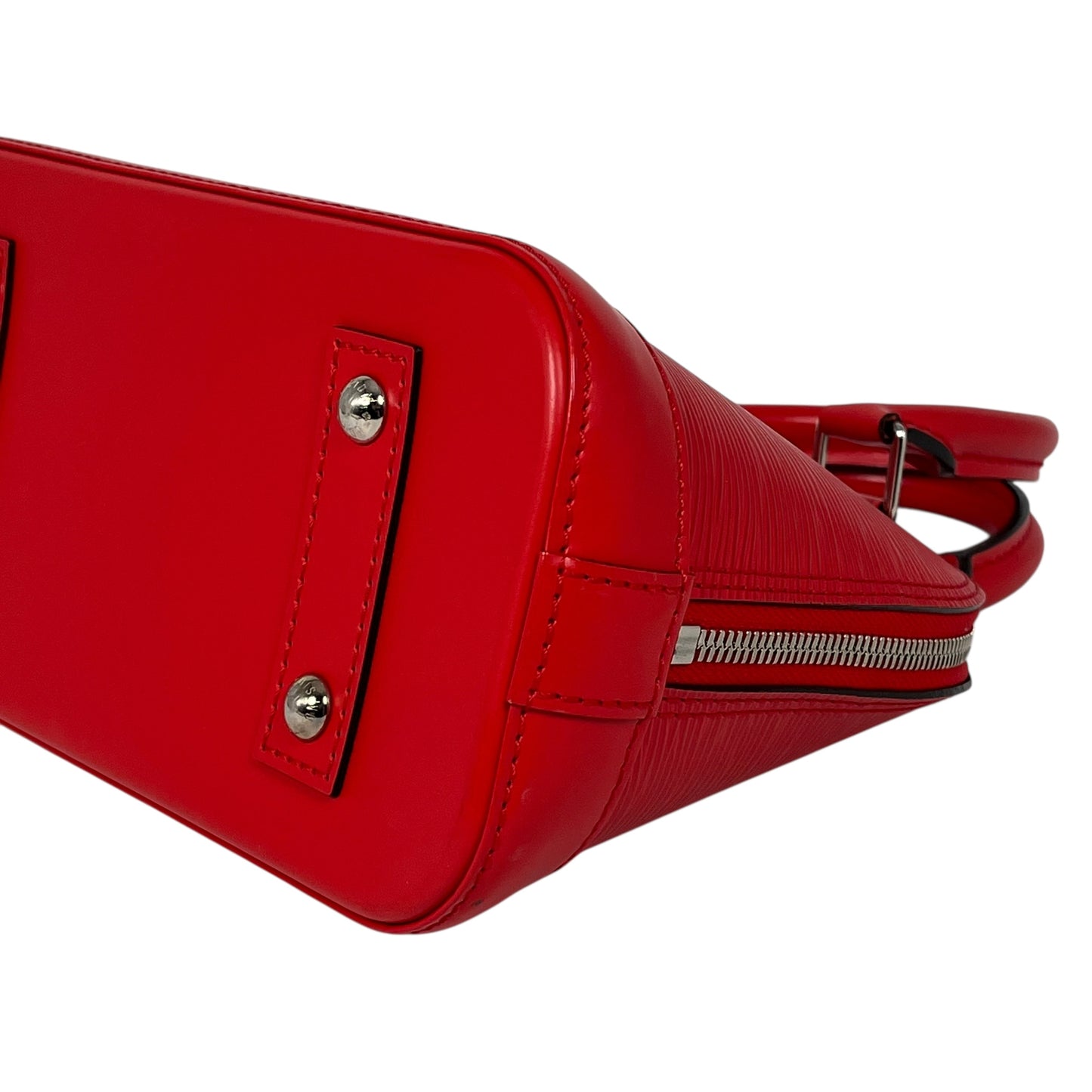 Louis Vuitton Epi Alma BB Hand Bag - Red