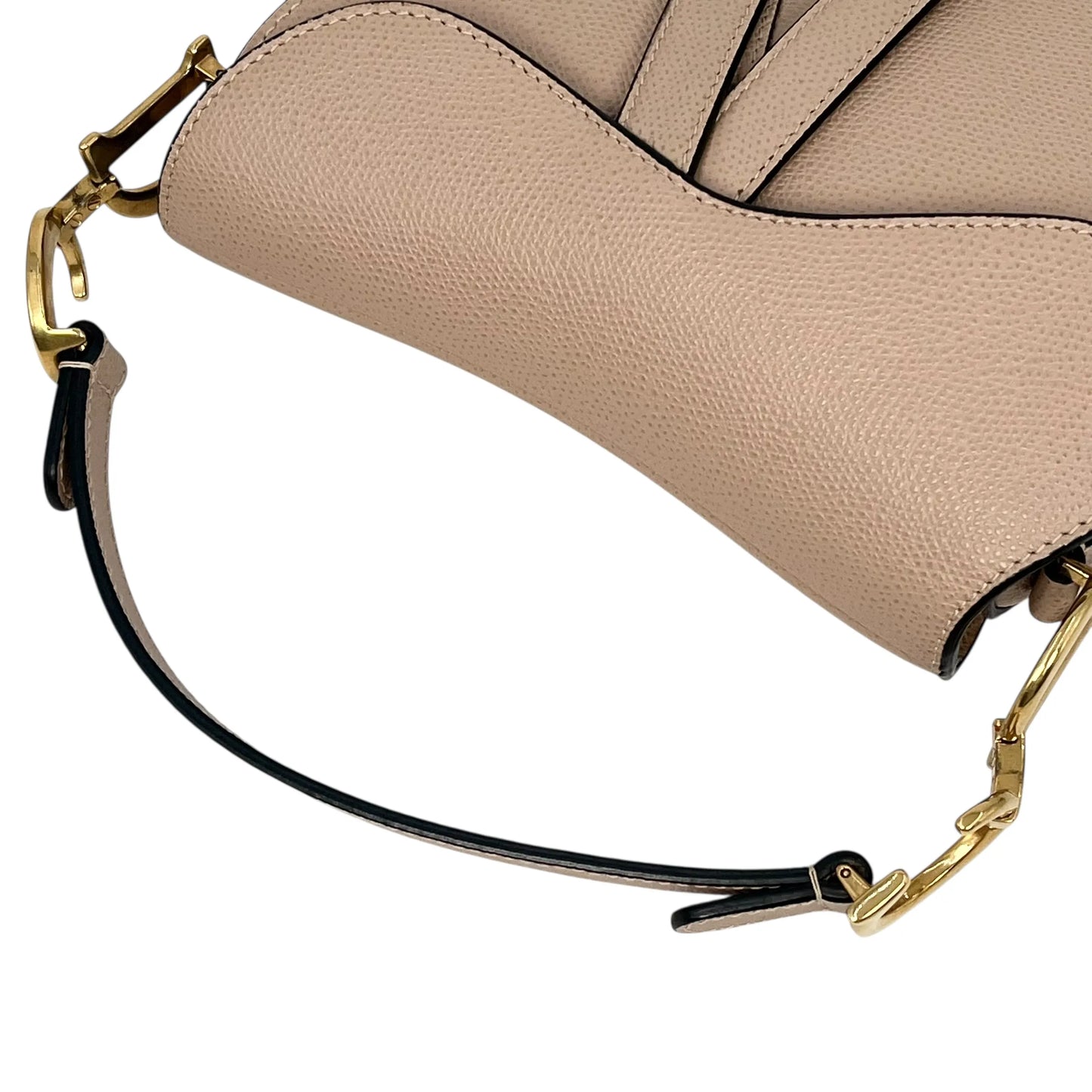 Dior Saddle Leather Hand Bag - Beige
