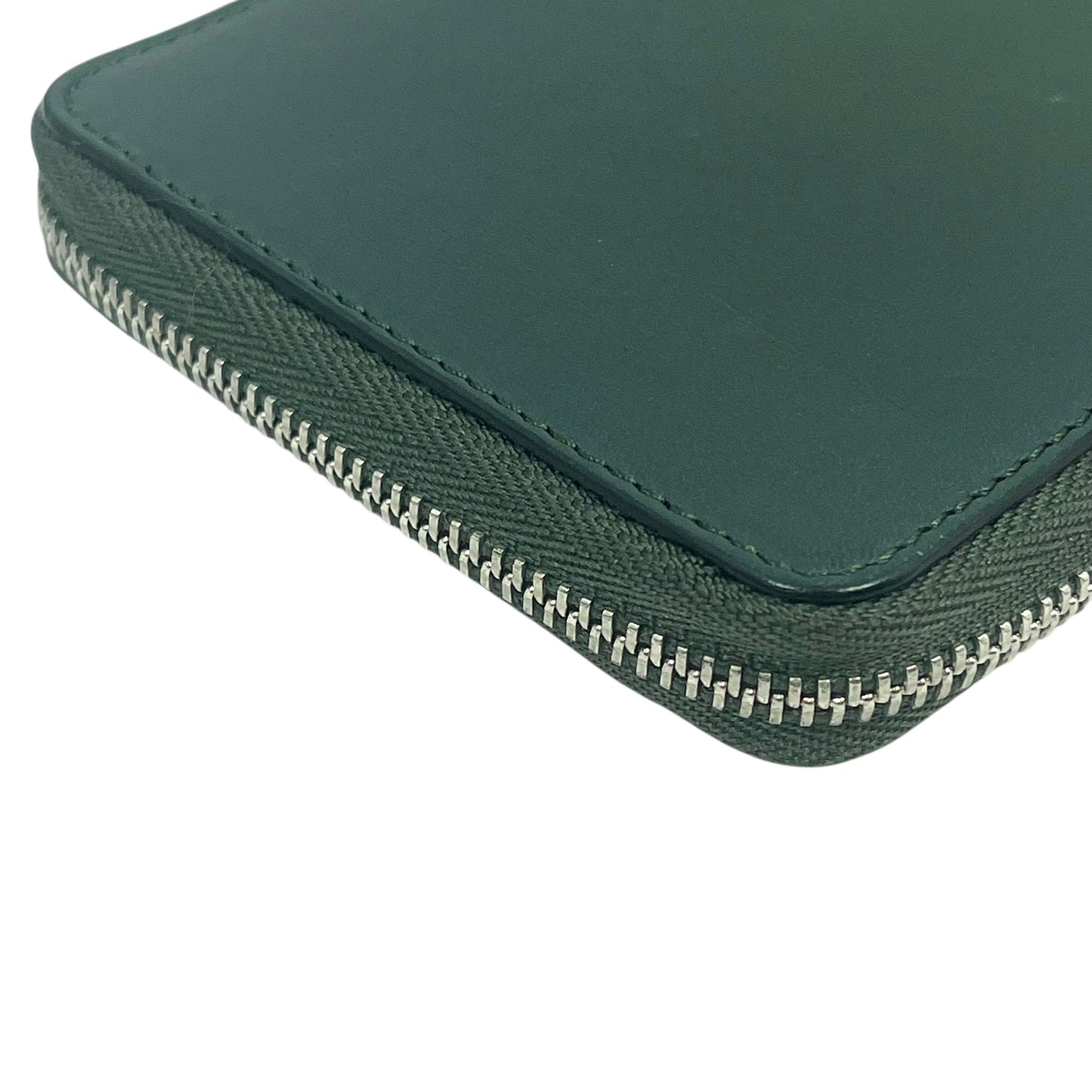 LOEWE Anagram Zip Around Bi-fold Compact Wallet - Green