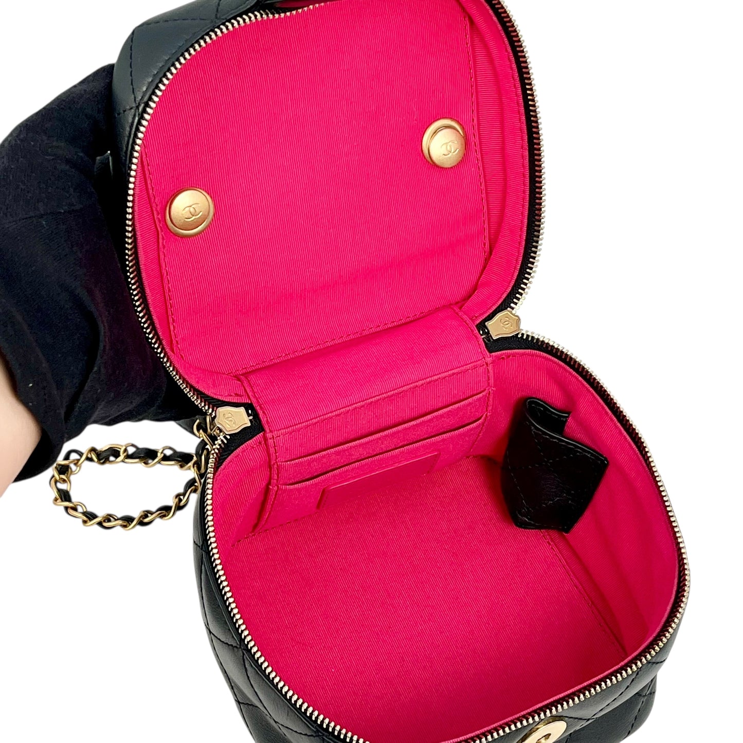 CHANEL Matelasse Small Vanity Chain Shoulder Bag
