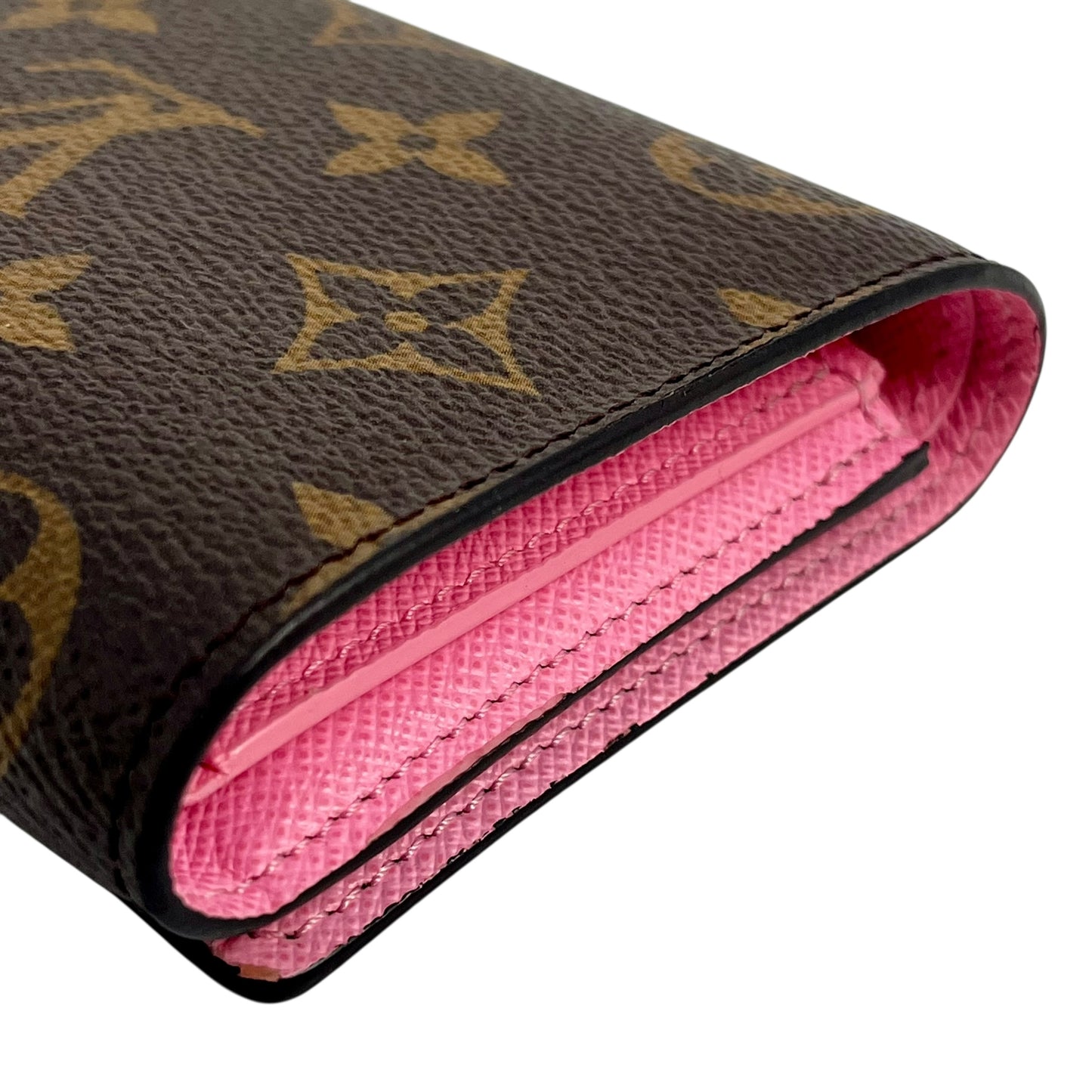 Louis Vuitton Monogram Portefeuille VIctorine Compact Wallet - Brown