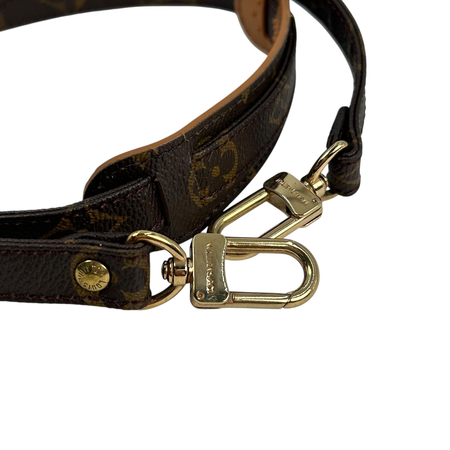 Louis Vuitton Monogram Canvas Leather Shoulder Strap 101cm