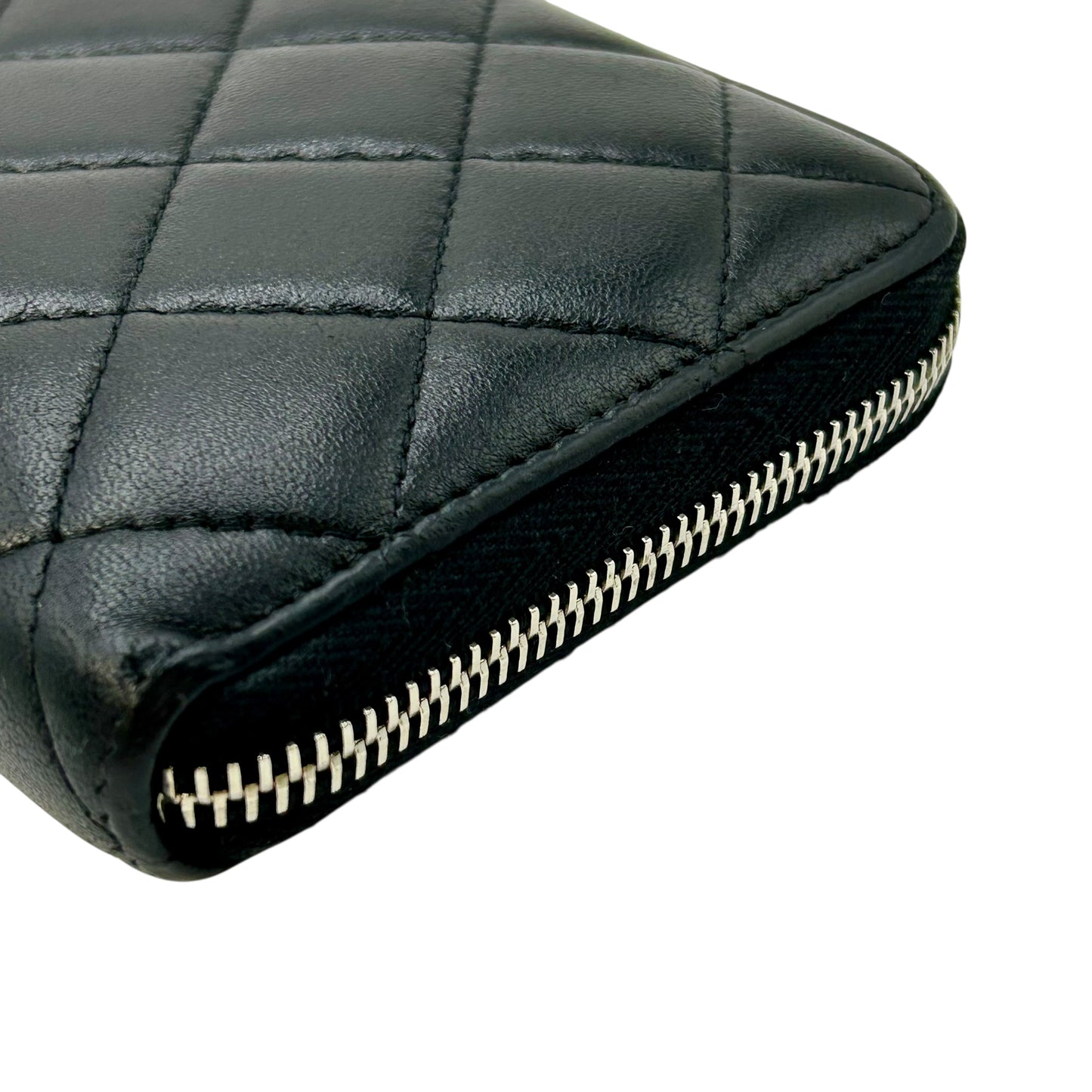 CHANEL Cambon Line Long Wallet - Black