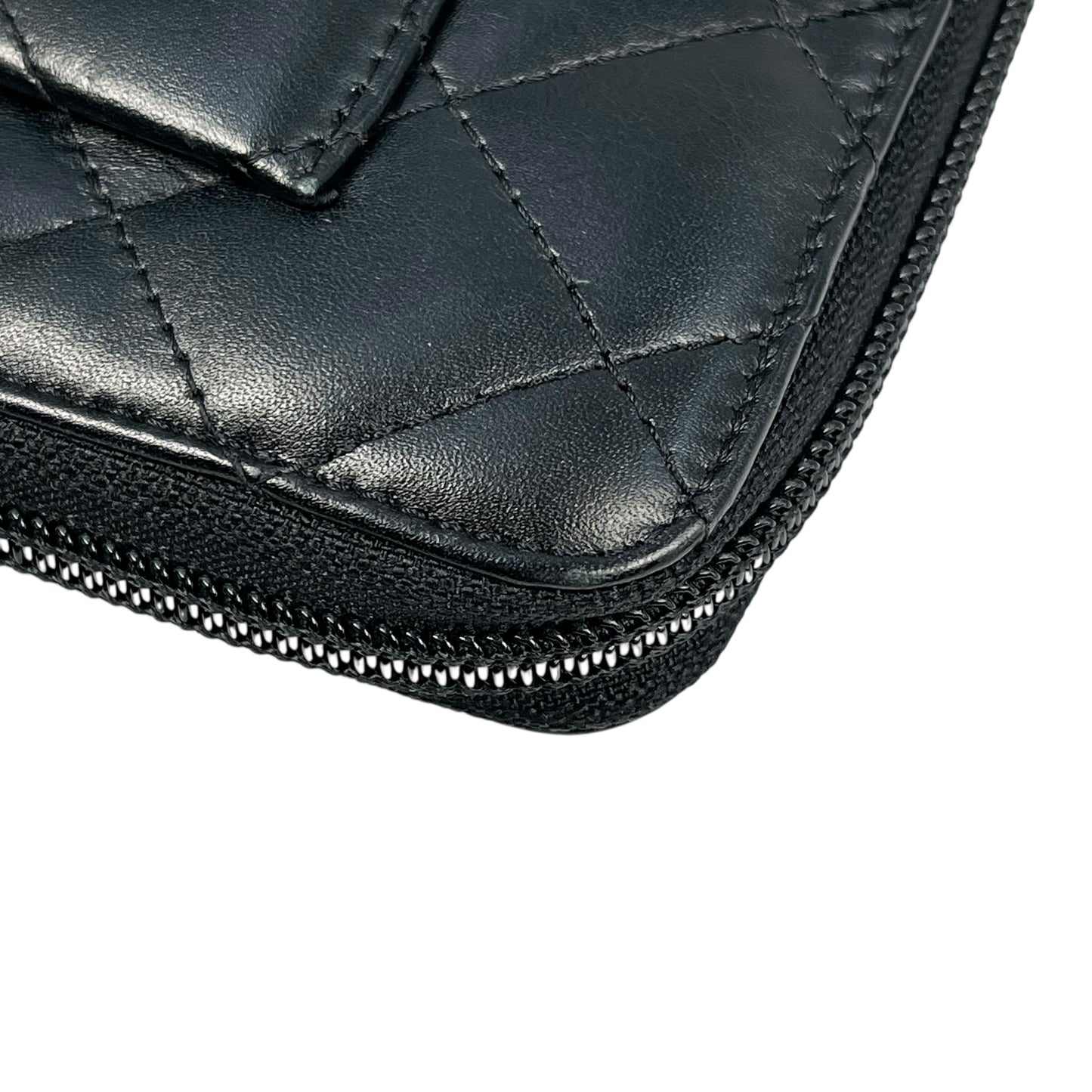 CHANEL CambonLine Long Wallet - Black