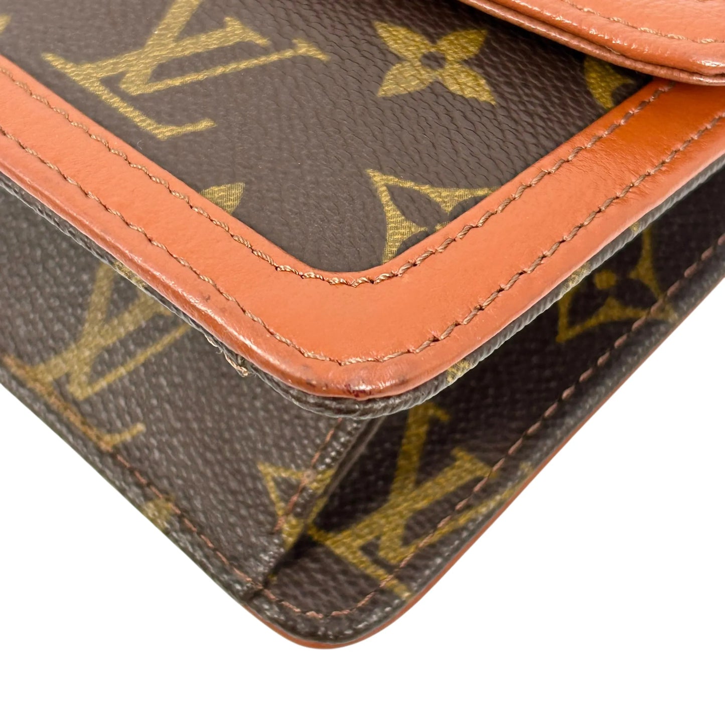 Louis Vuitton Monogram Pochette Dame Clutch Bag - Brown
