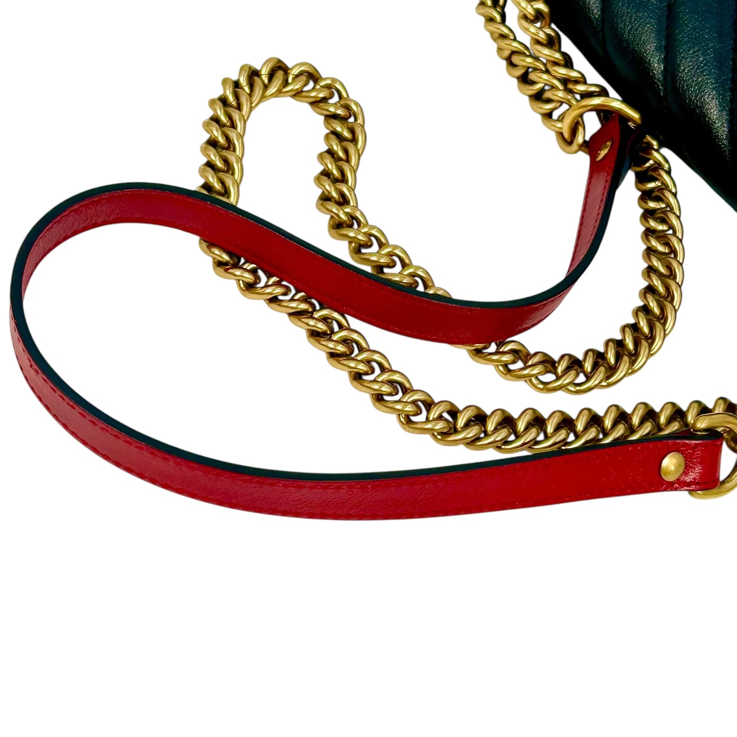 GUCCI GG Marmont Quilted Chain Shoulder Bag