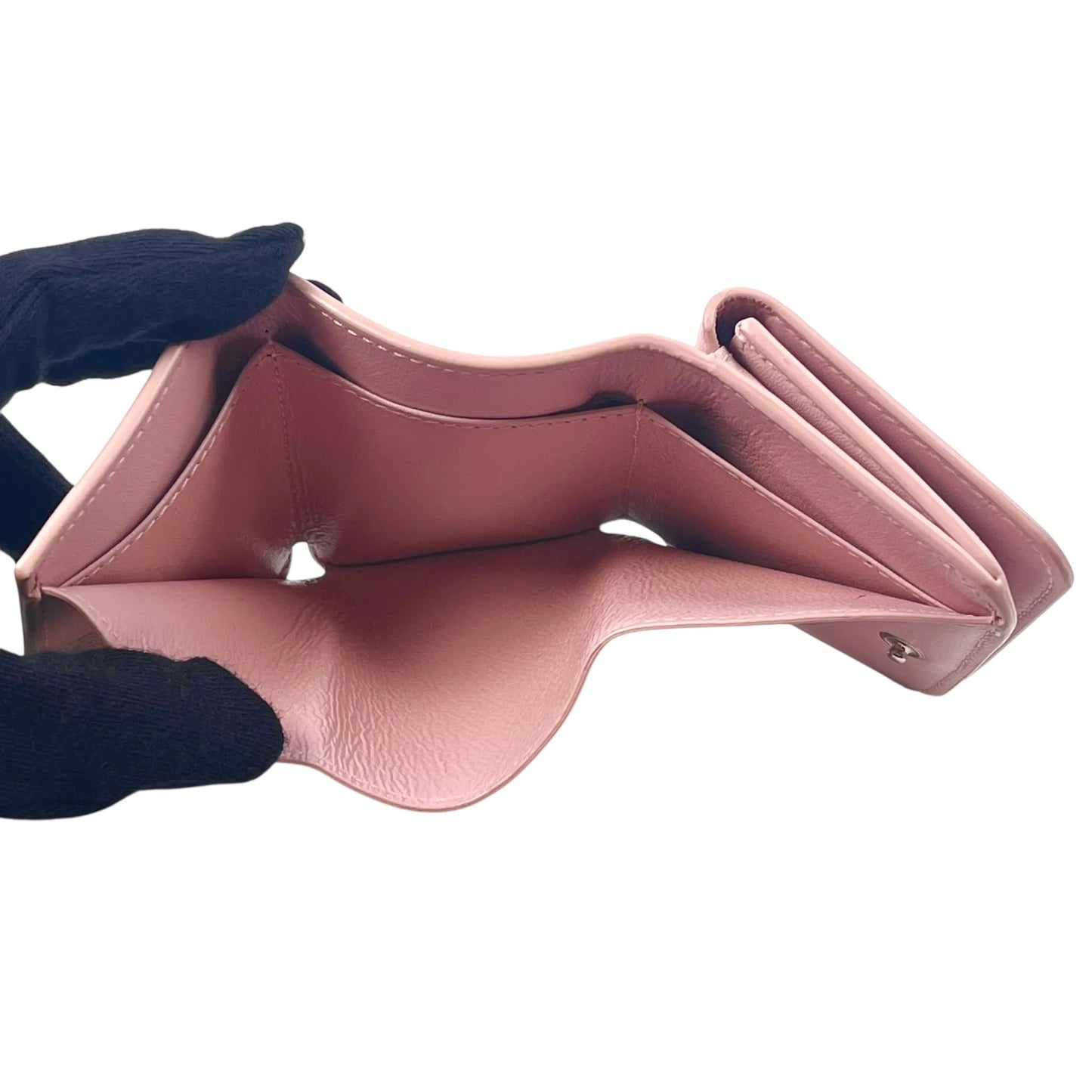 BALENCIAGA Mini Compact Wallet - Pink