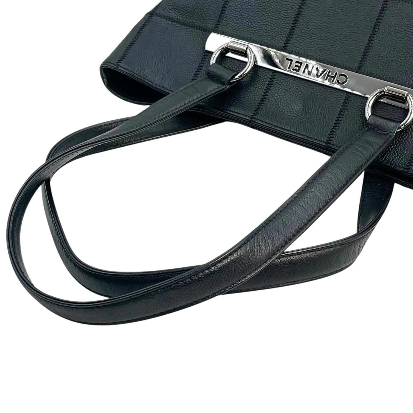 CHANEL Chocolate Bar Tote Bag - Black