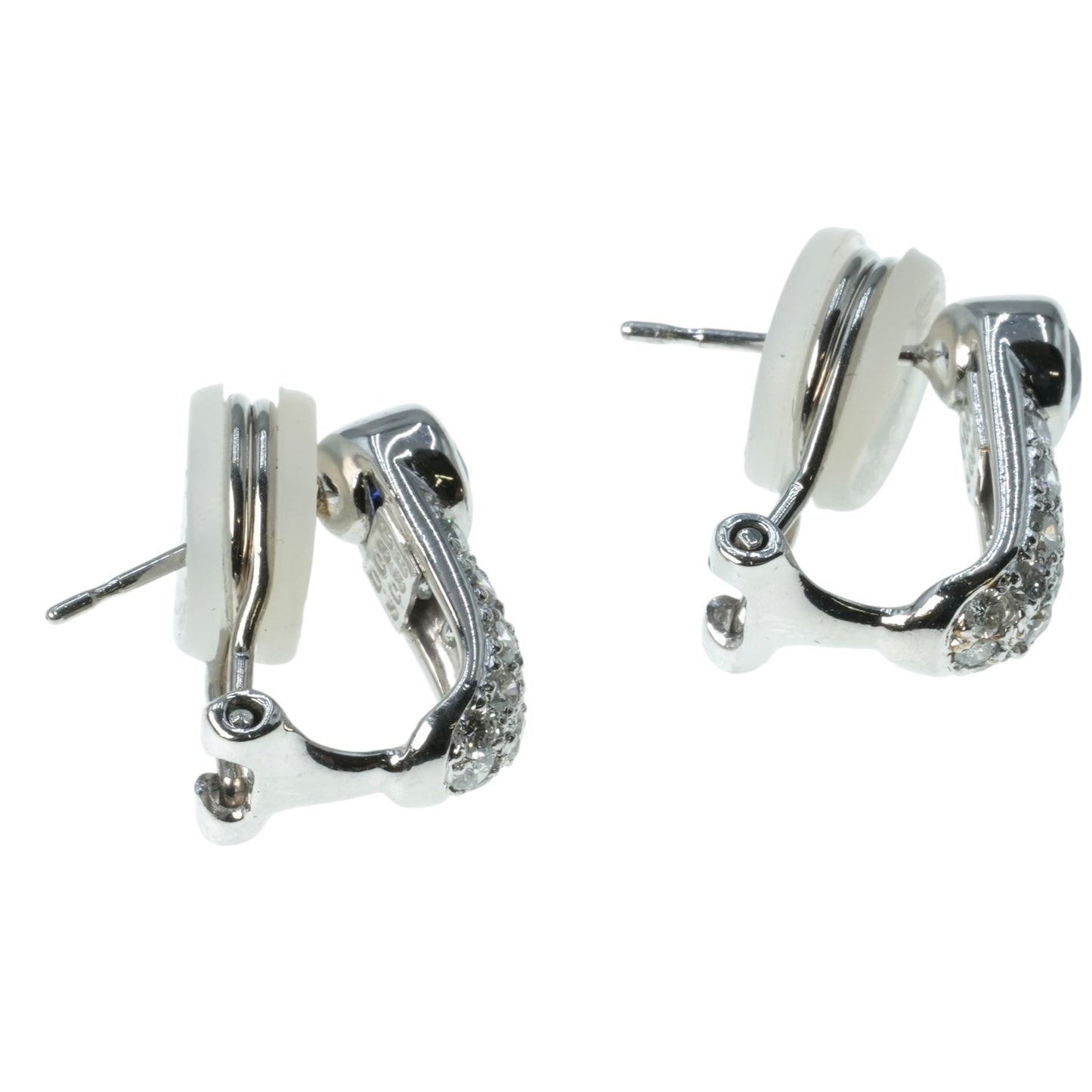 Sapphire Platinum Earring Pt900