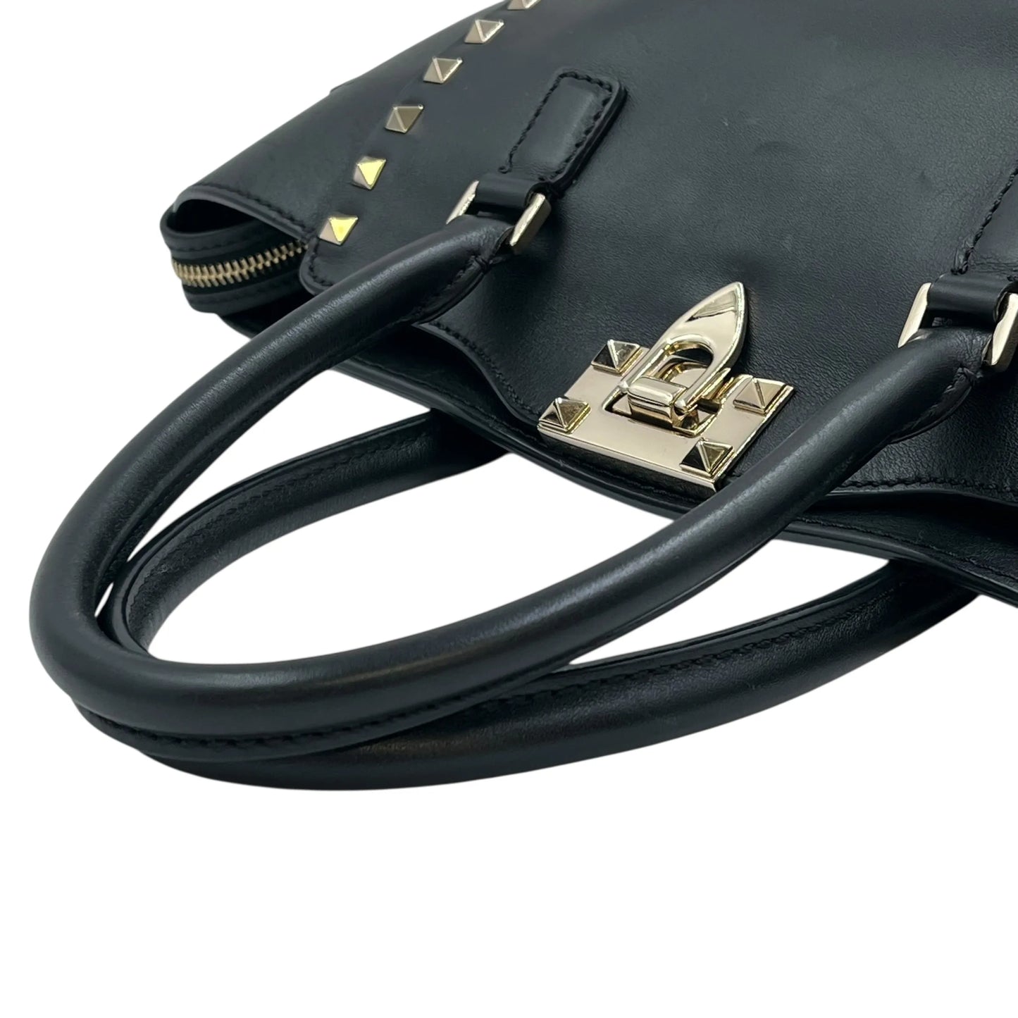 Valentino Garavani Rockstud Hand Bag Shoulder Bag - Black