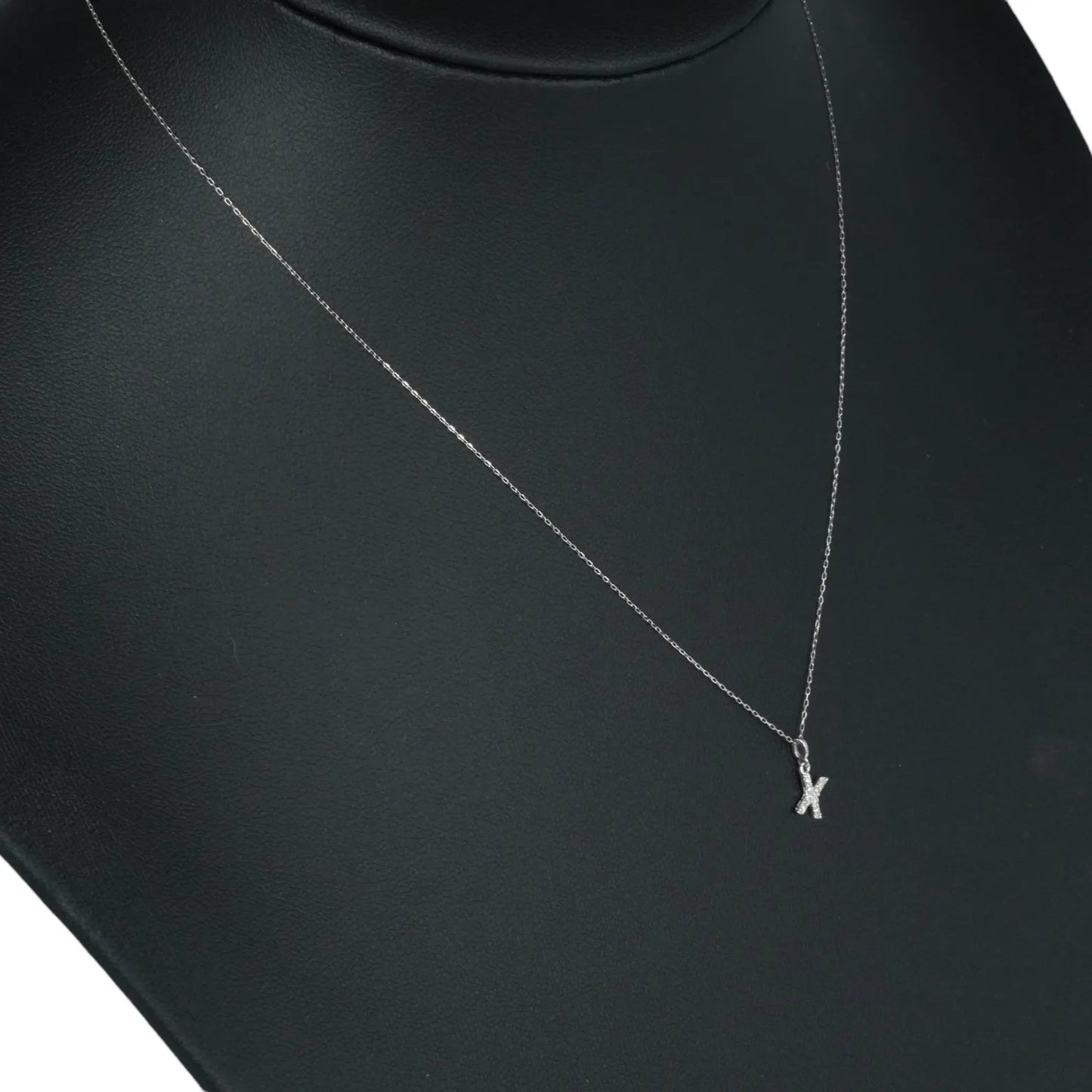 K18WG Cross Necklace