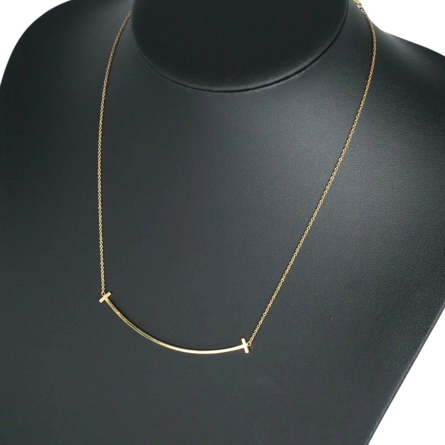 Tiffany T Smile Large Necklace 18KYG