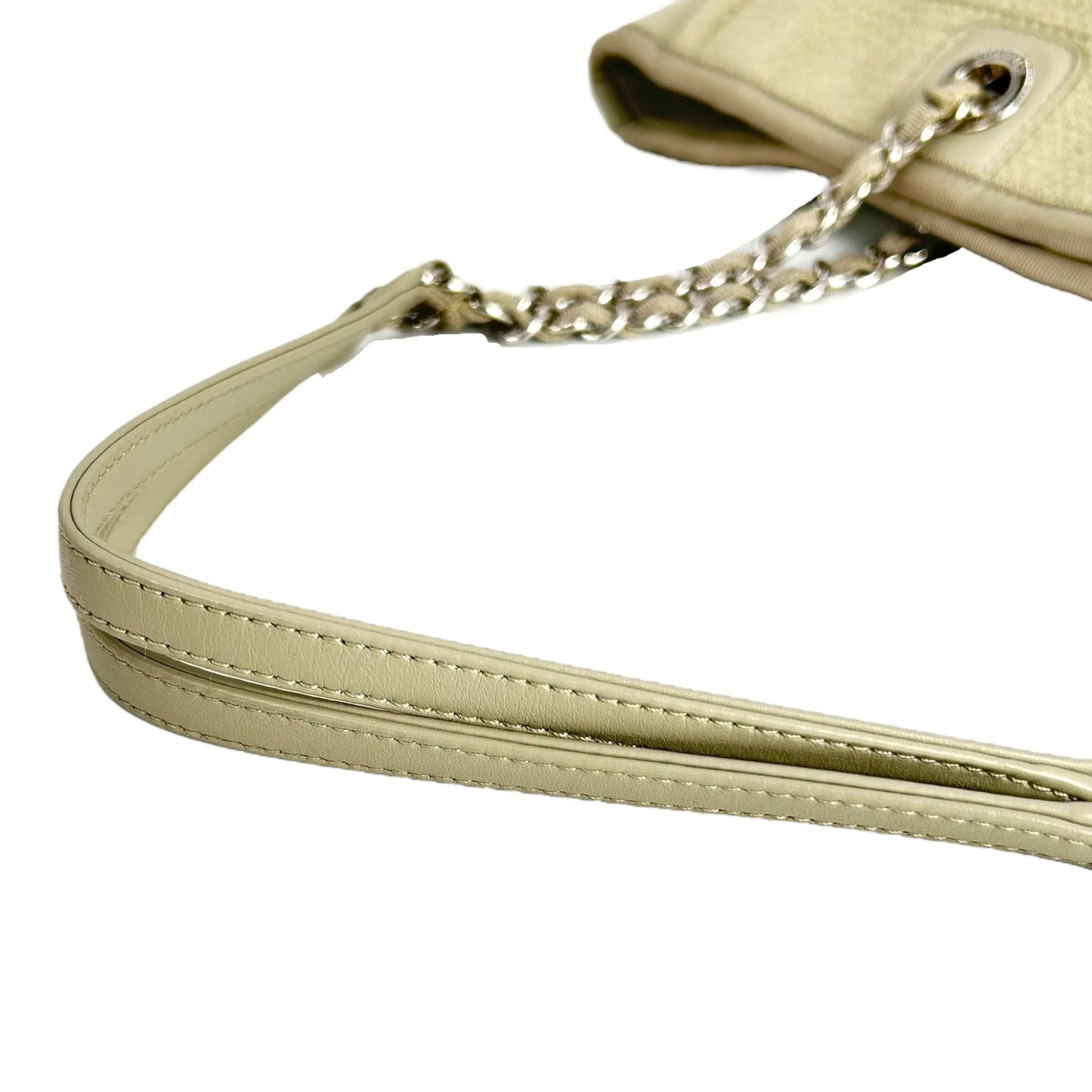 CHANEL Deauville Tote Bag - Cream Beige