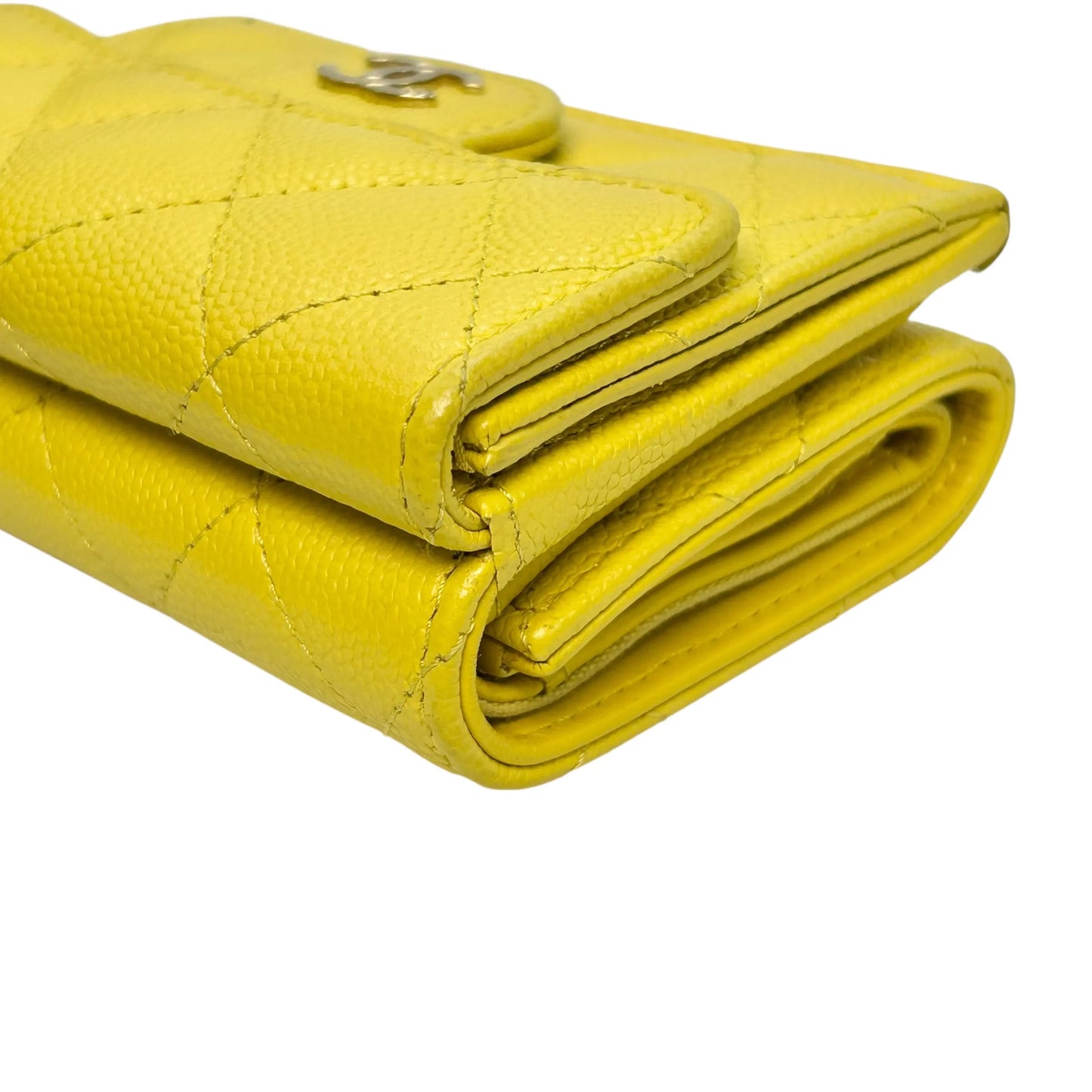CHANEL Materasse Small Compact Wallet - Yellow