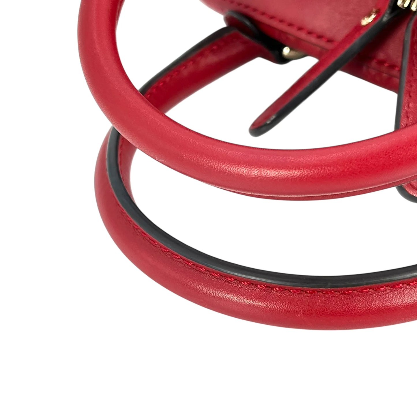 GUCCI Micro Guccissima Hand Bag - Red