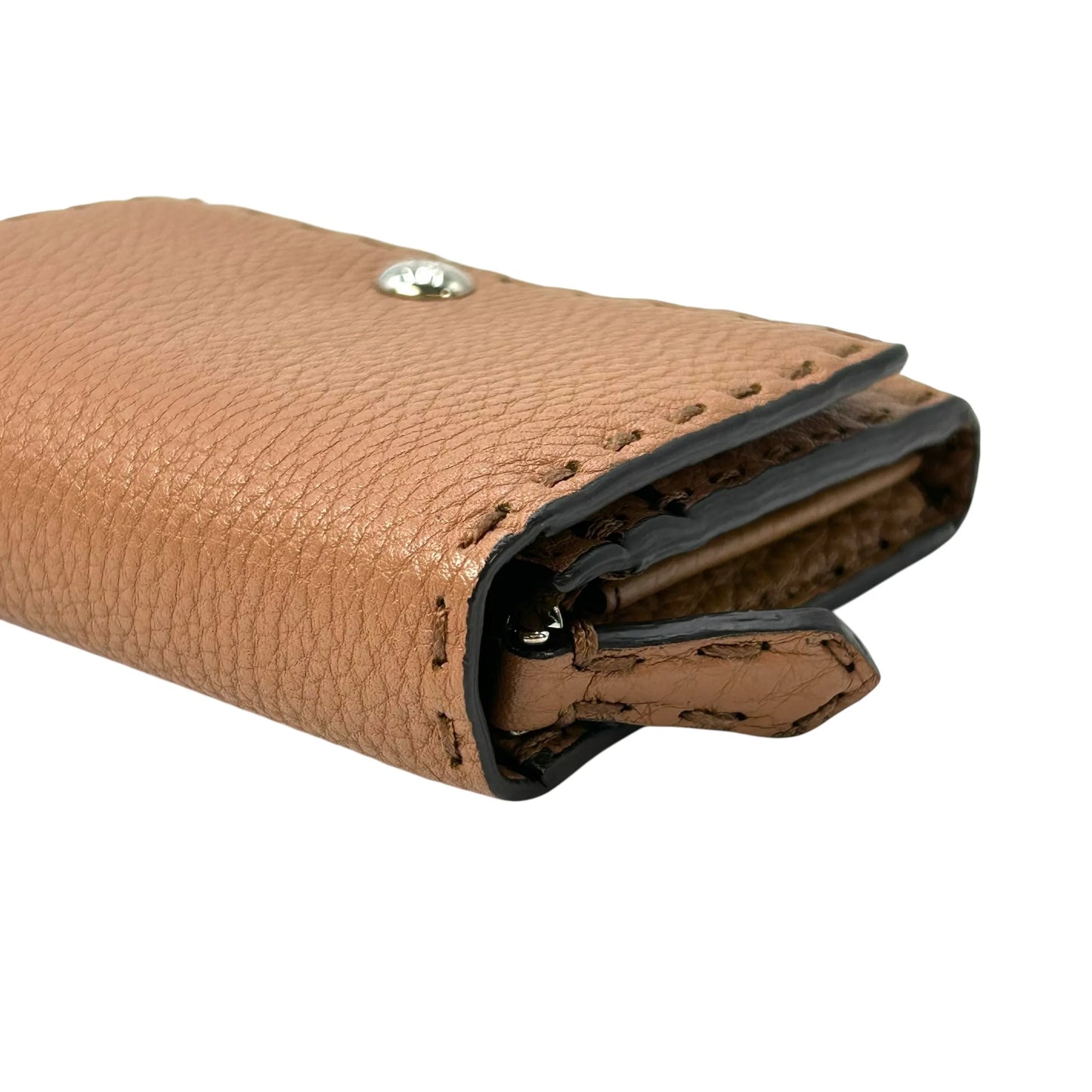 FENDI Selleria Compact Wallet - Brown