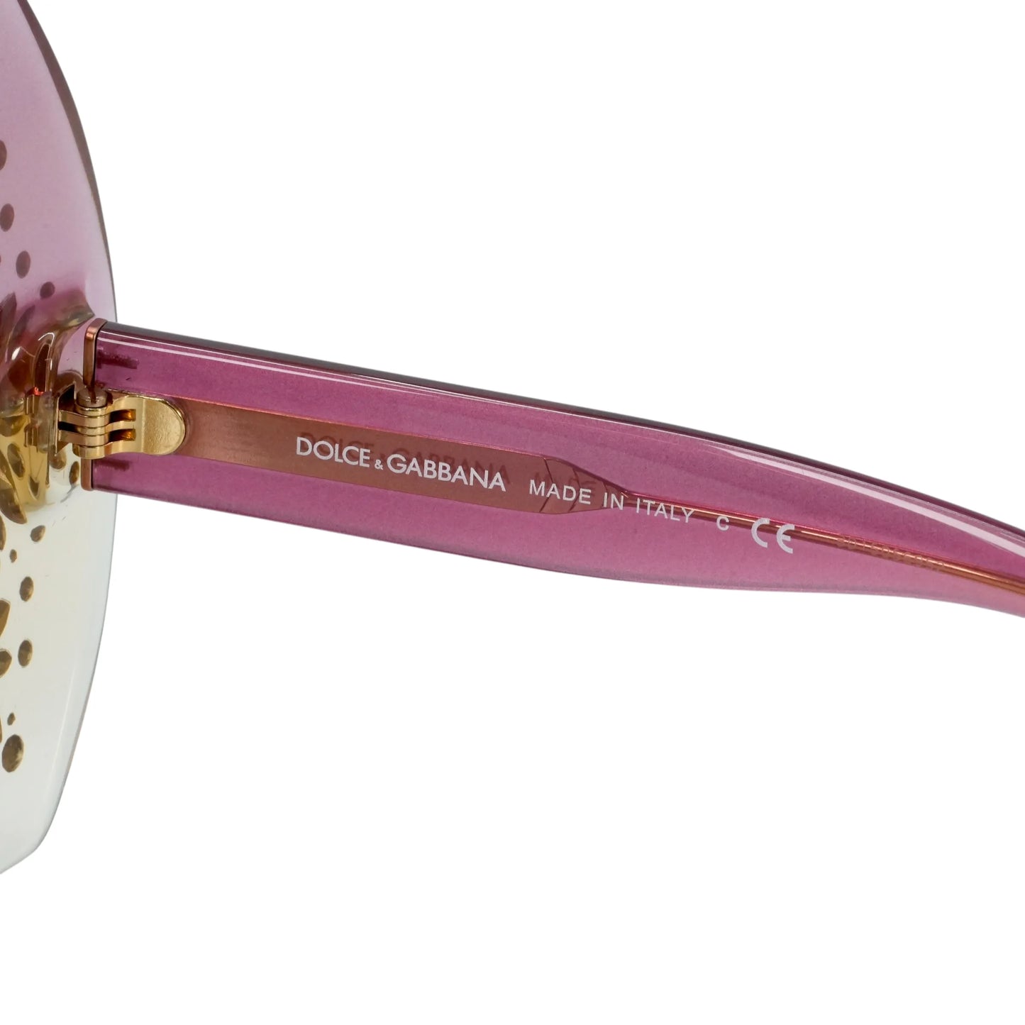 DOLCE&GABBANA Rhinestone Sunglasses - Pink - 33982