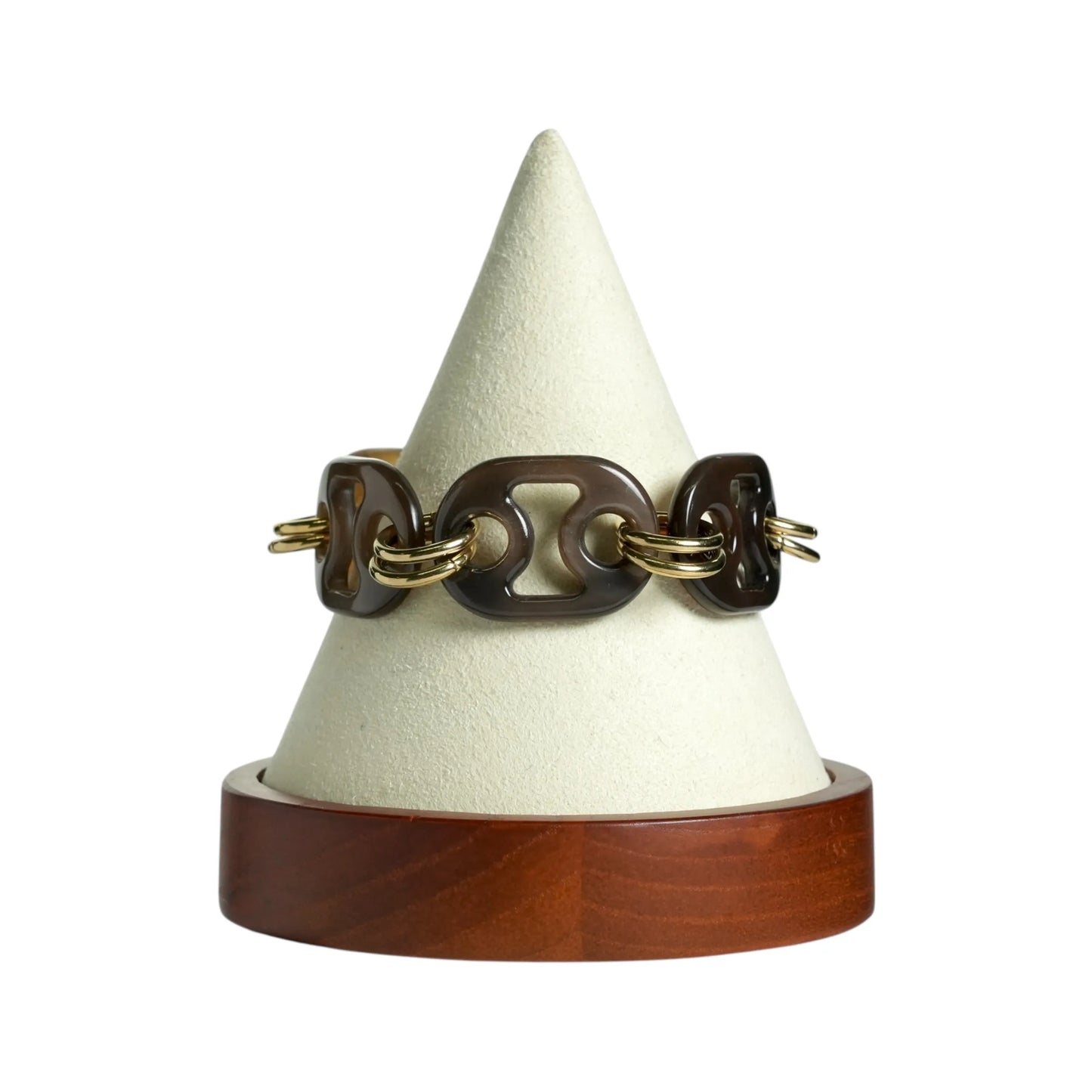 Hermès Eurydice Buffalo Horn Bracelet T2 - Gold Plated