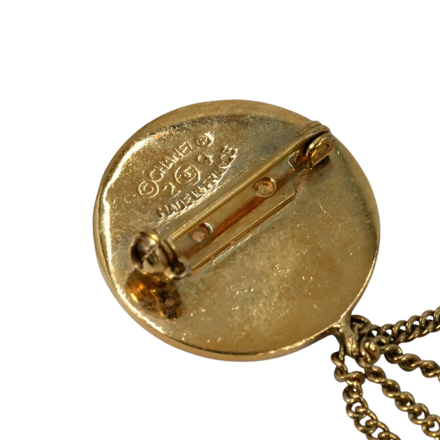 CHANEL Materasse CC Logo Brooch 29 - Gold Plated