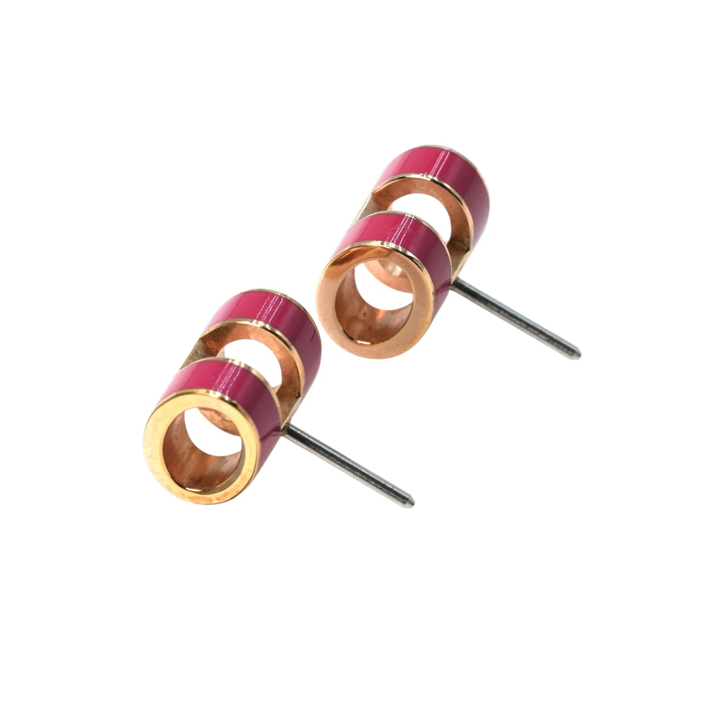 Hermès Mini Pop H Earring - Pink - Metal
