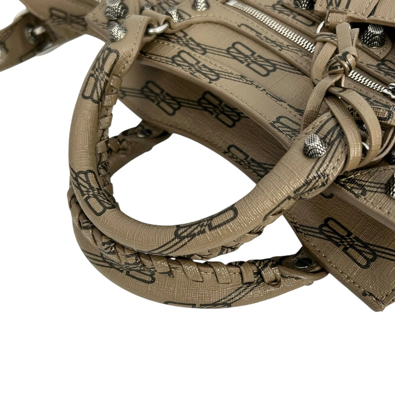 BALENCIAGA Neo Cagole City XS Hand Bag Shoulder Bag - Brown