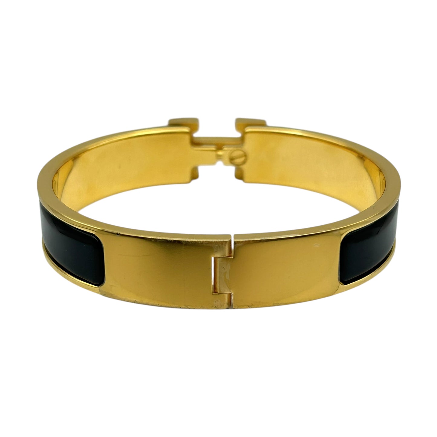 HERMES Clic H Black Gold