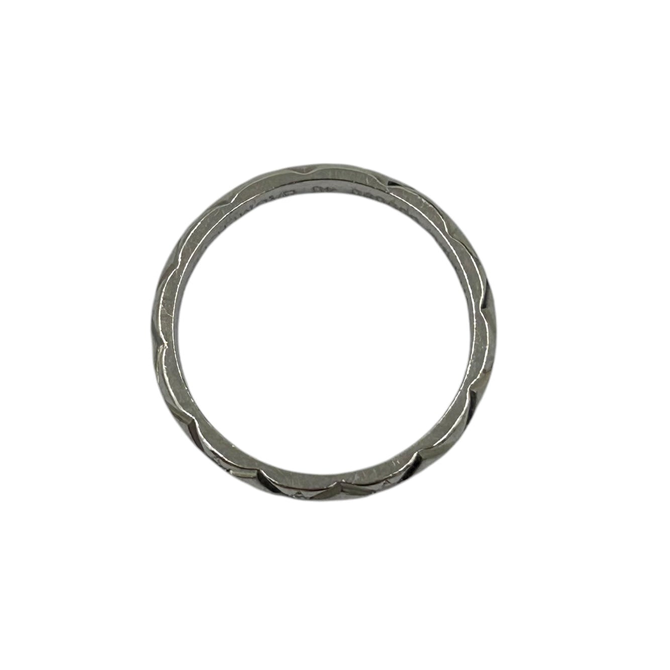 CHANEL Matelass Ring Pt950 Jewelry