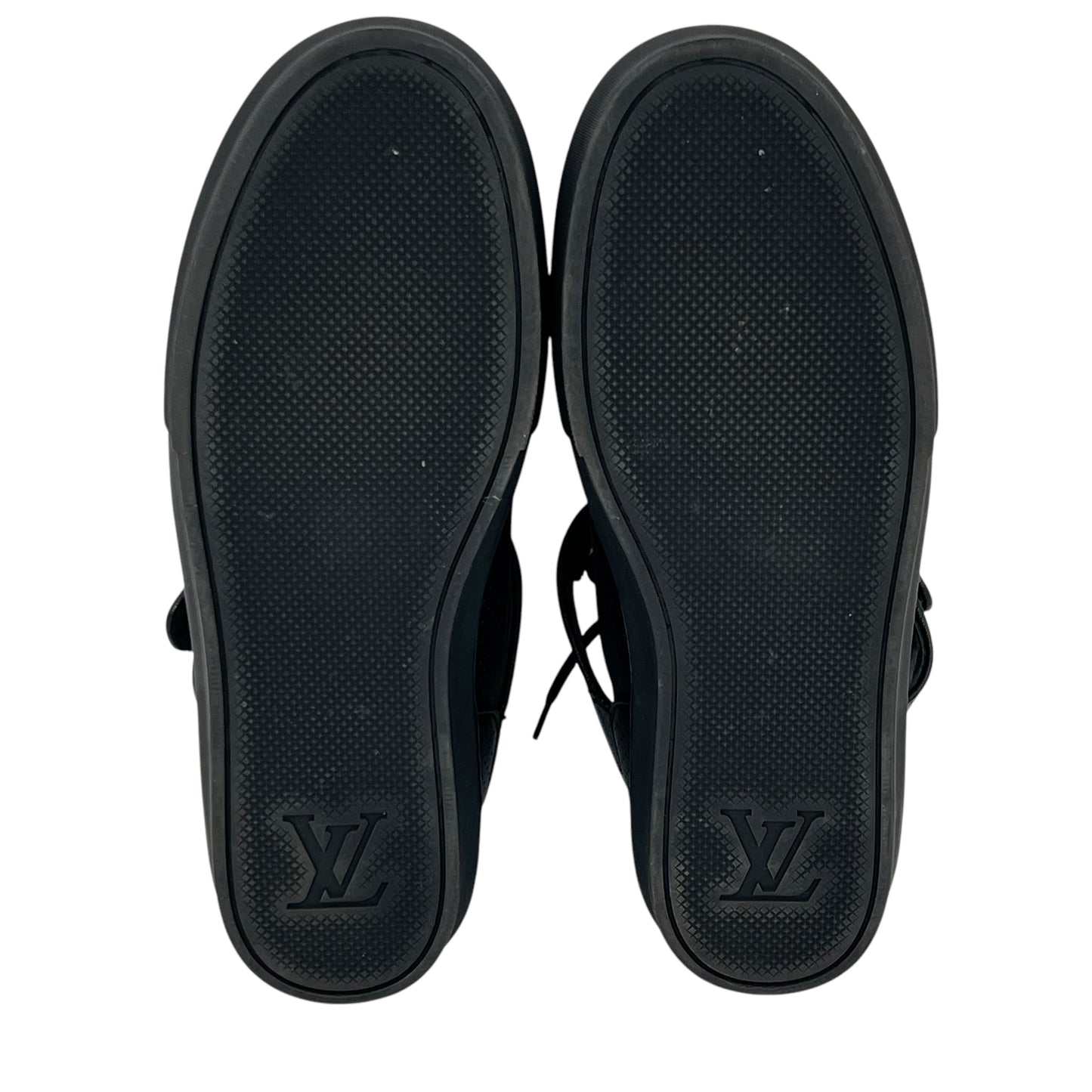 Louis Vuitton Black Leather Sneakers Men’s