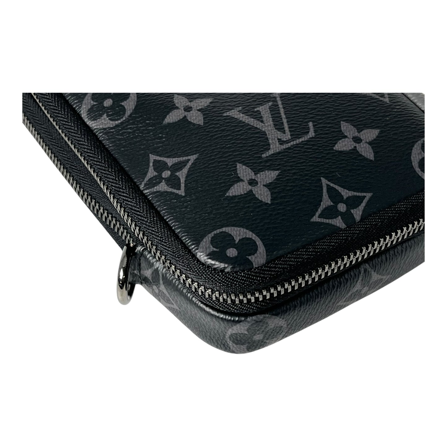 Louis Vuitton Double Phone Pouch Rev erse Monogram Eclipse