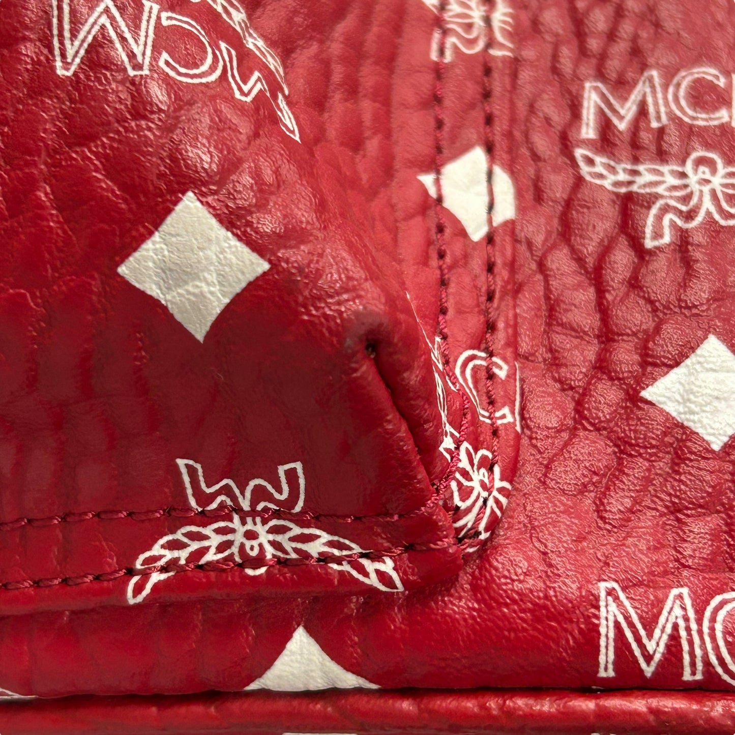 MCM Stark Visetos Backpack small size korean exclusive