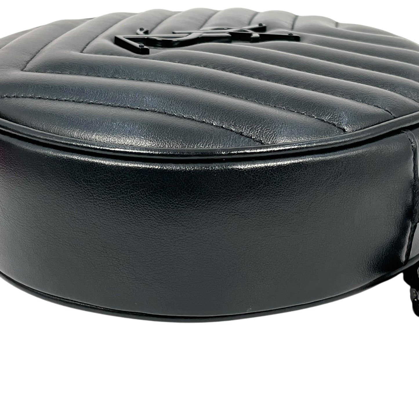 Saint Laurent Vinyle Mini Chain Shoulder Bag - Black