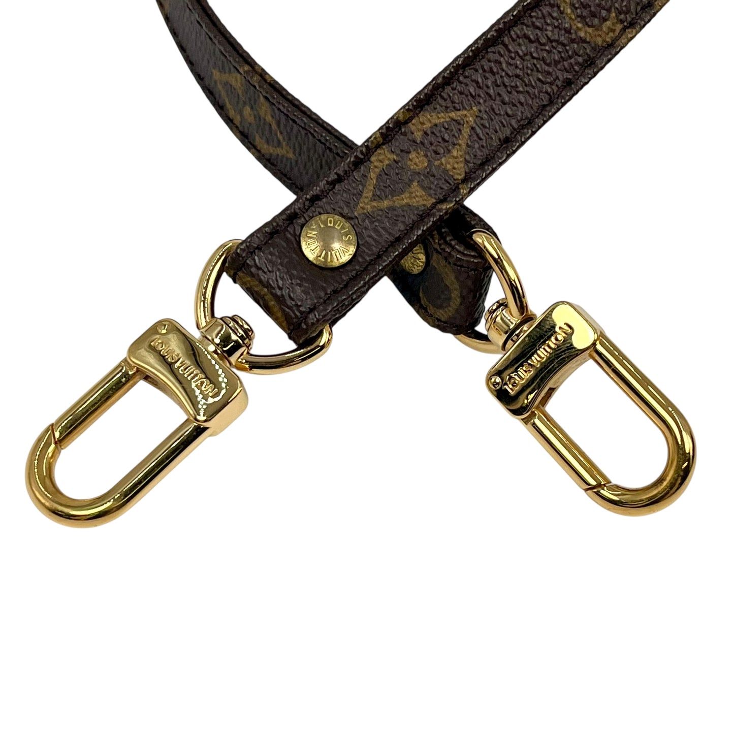 Louis Vuitton Monogram Canvas Leather Strap 101-118 cm