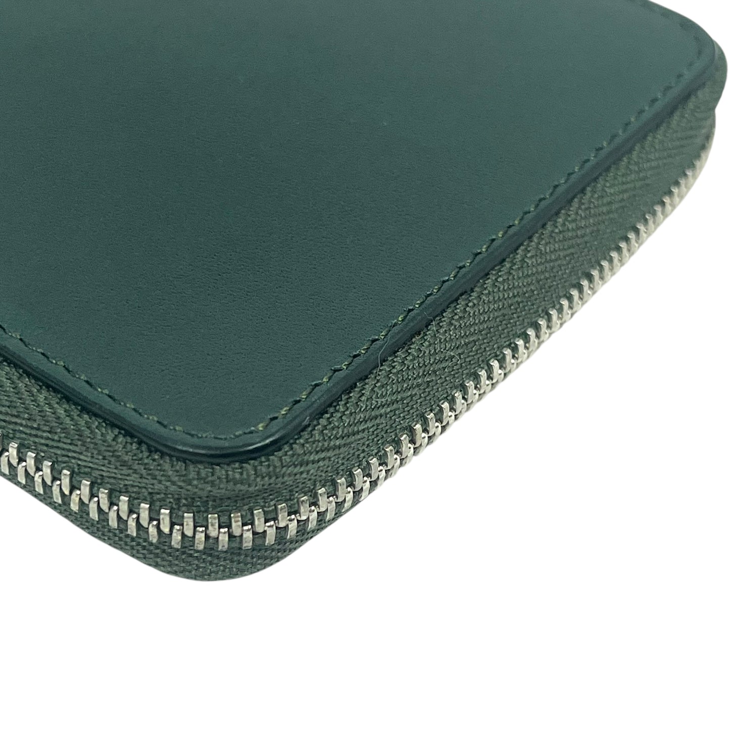 LOEWE Anagram Zip Around Bi-fold Compact Wallet - Green