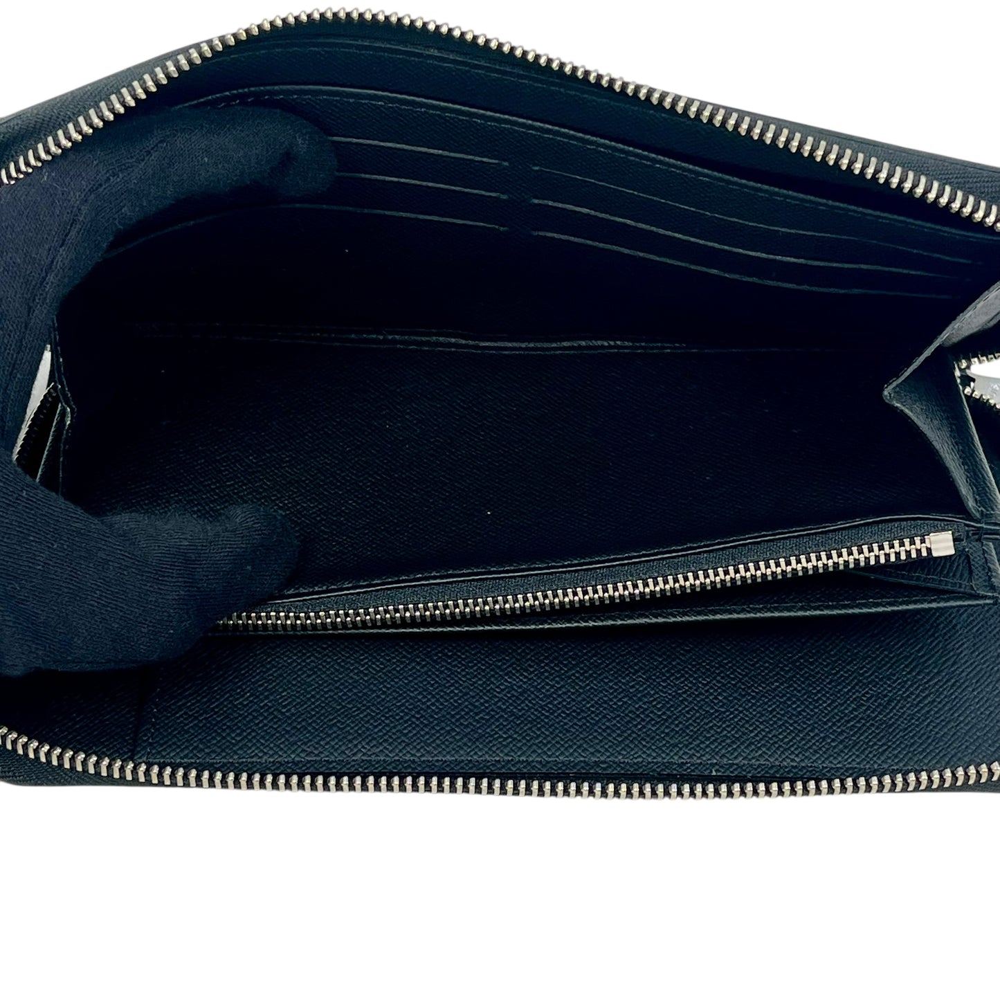Louis Vuitton Damier Gra Phite Zippy Organizer Long Wallet - Black - CA0148