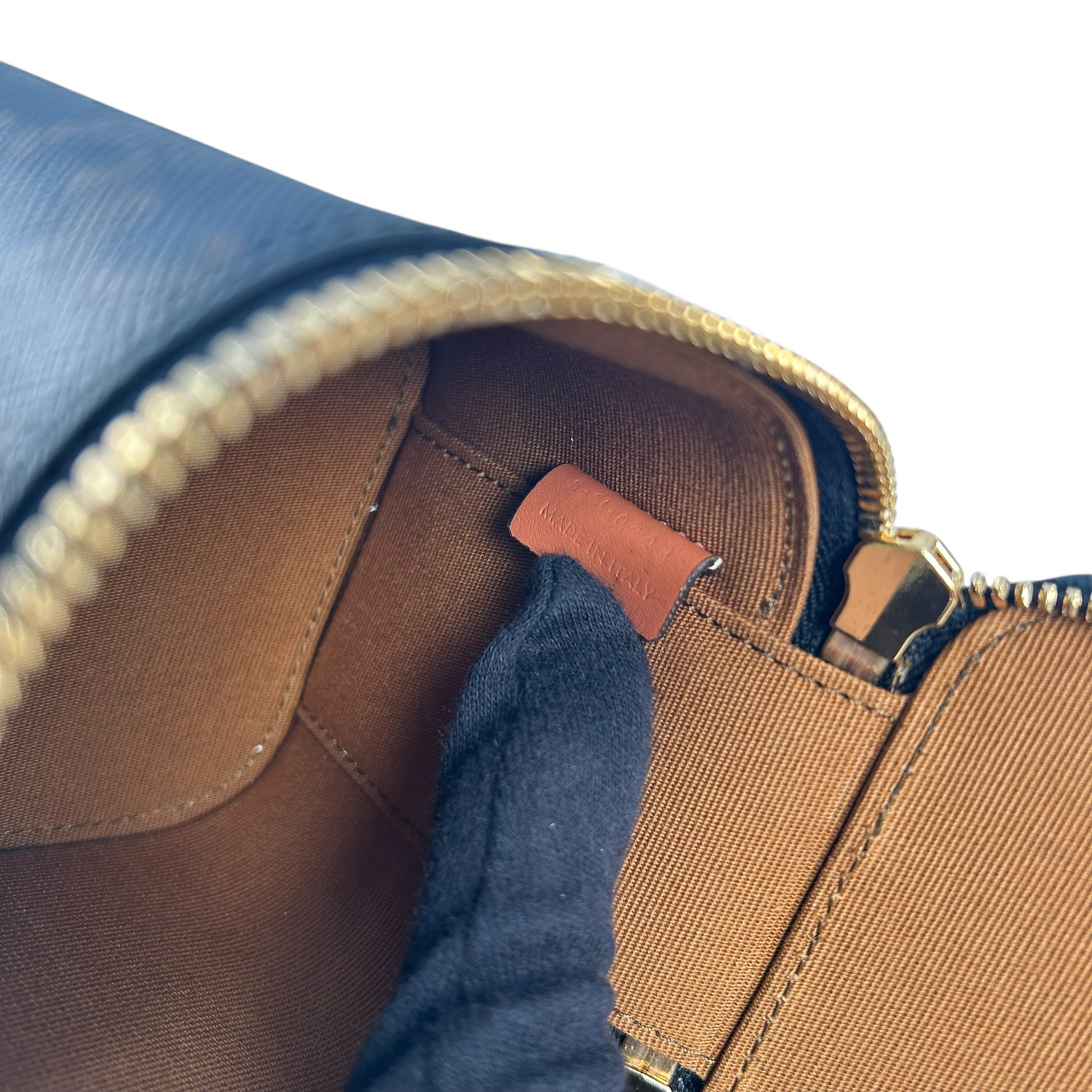 CELINE Mini Vanity Case in Triomphe Canvas & Calfskin Mini Bag