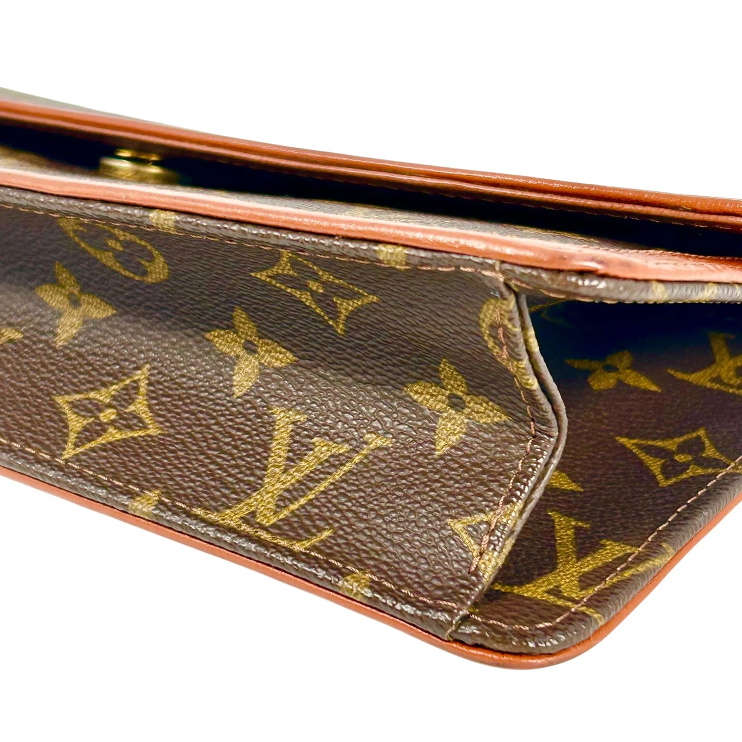 Louis Vuitton Monogram Pochette Dame Clutch Bag - Brown
