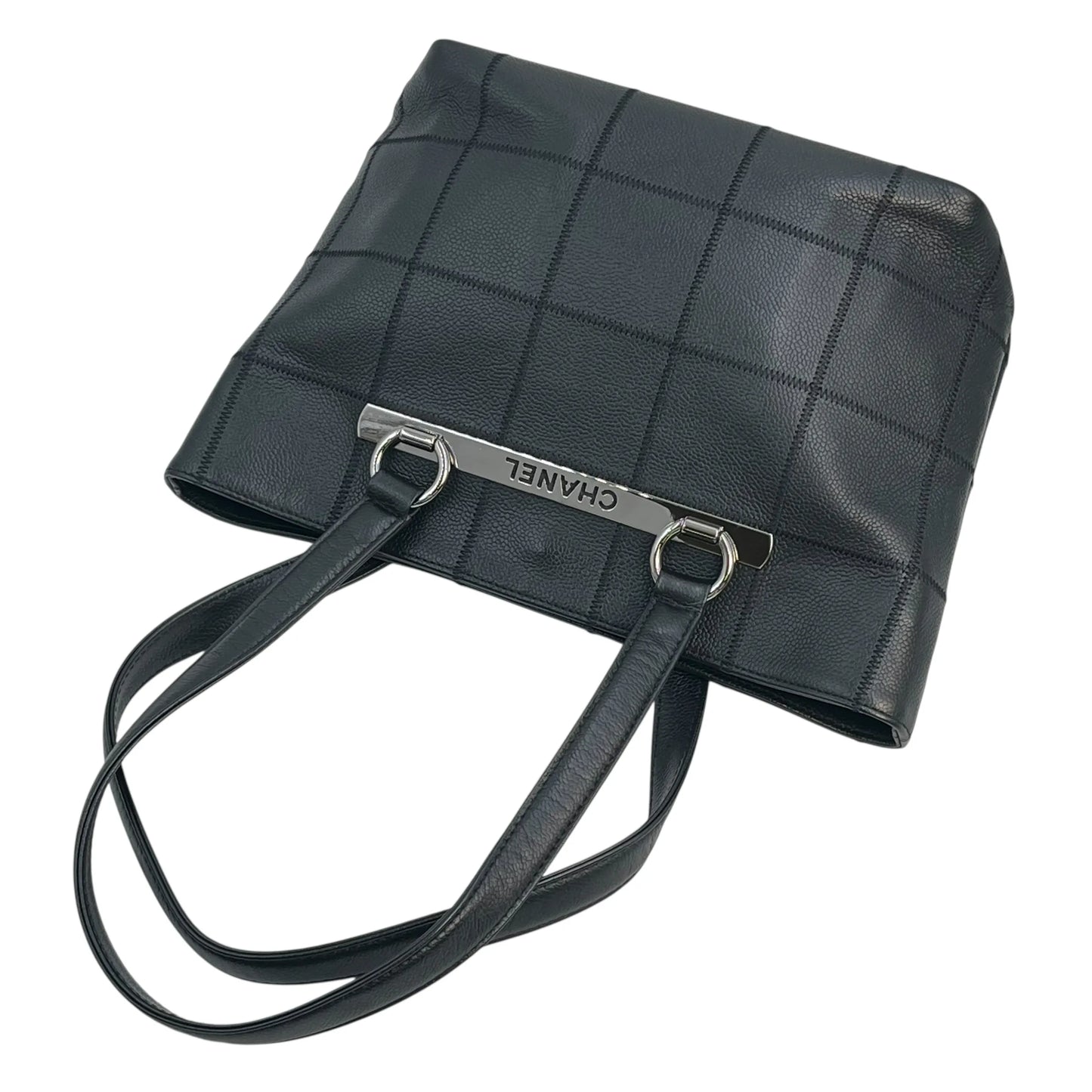 CHANEL Chocolate Bar Tote Bag - Black