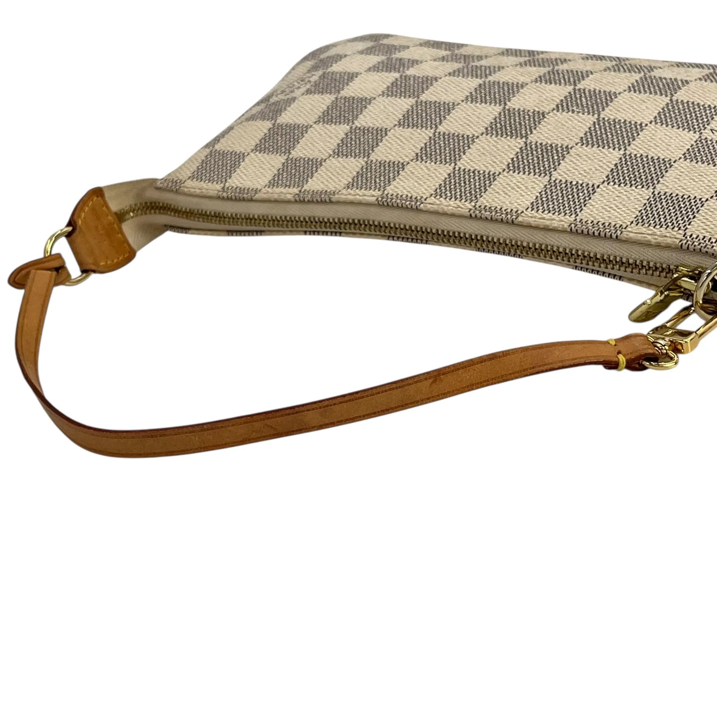 Louis Vuitton Damier Azur Pochette Accessories Pouch - White