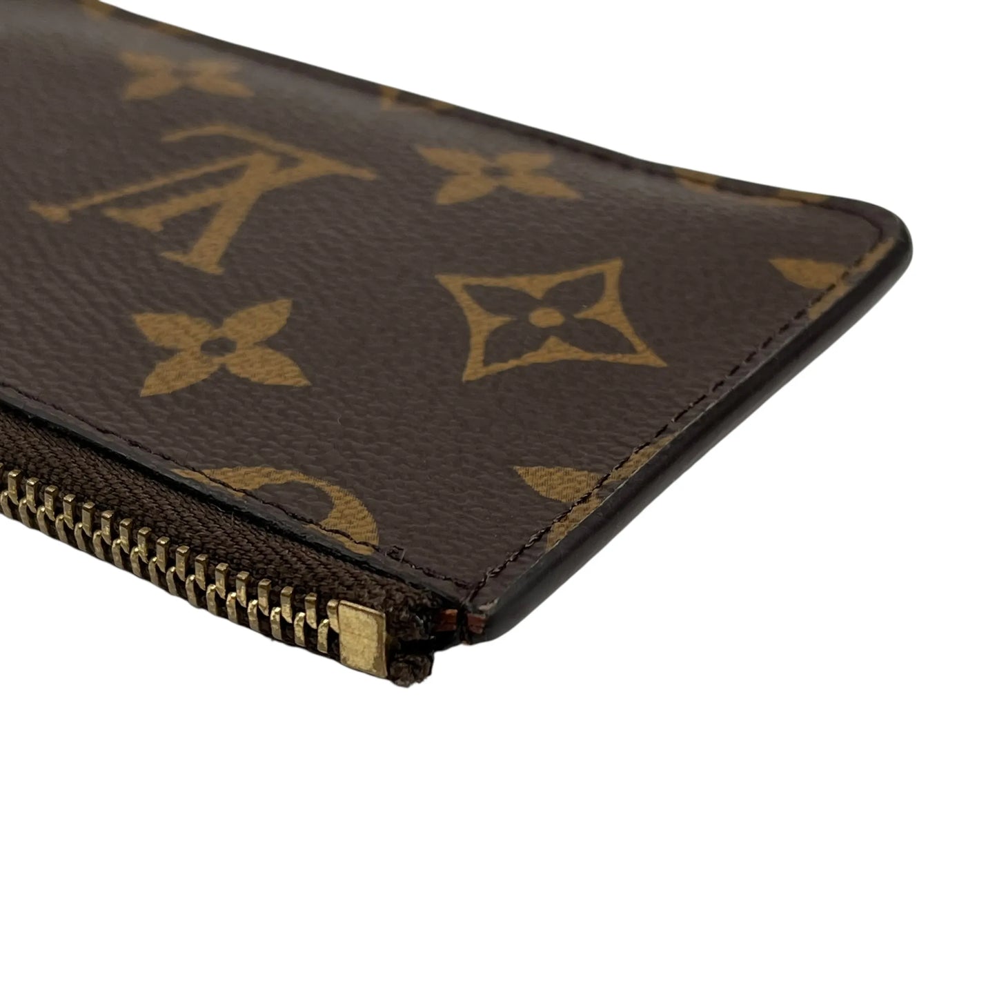 Louis Vuitton Monogram Porte Cartes Rommy Card Case - Brown