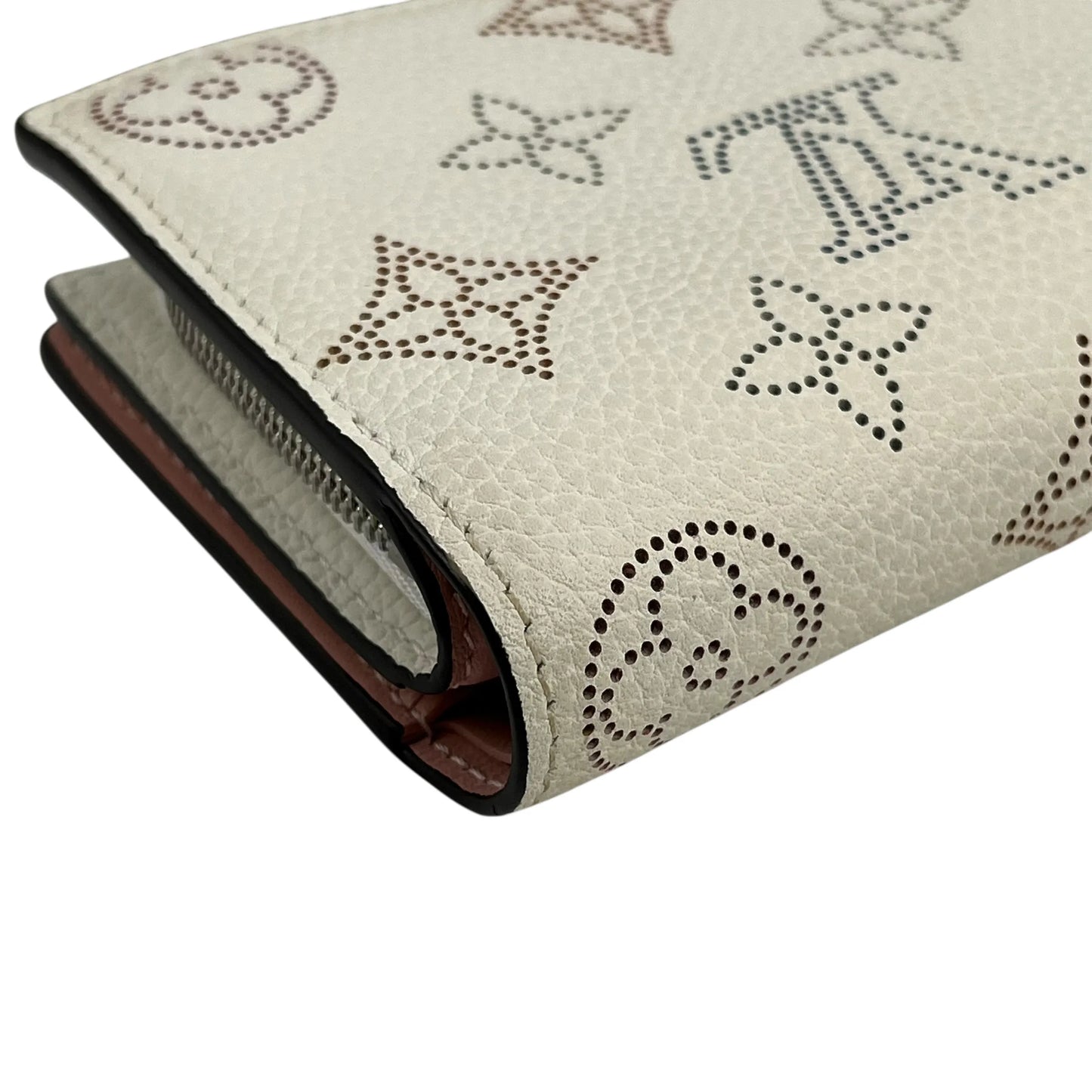 Louis Vuitton Portefeuille Clea Compact Wallet - White