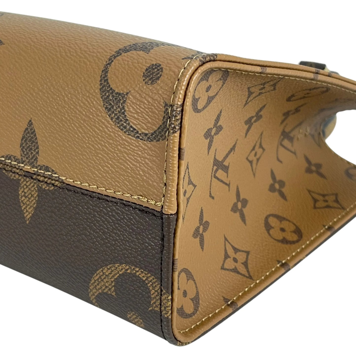 Louis Vuitton Gaint Monogram On The Go PM Hand Bag - Brown - M46373